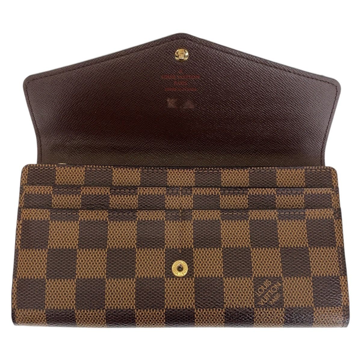 Louis Vuitton Louis Vuitton Louis Vuitton Damier Long Wallet N63209 Canvas Long Wallet N63209 Size ONE SIZE - 7 Thumbnail