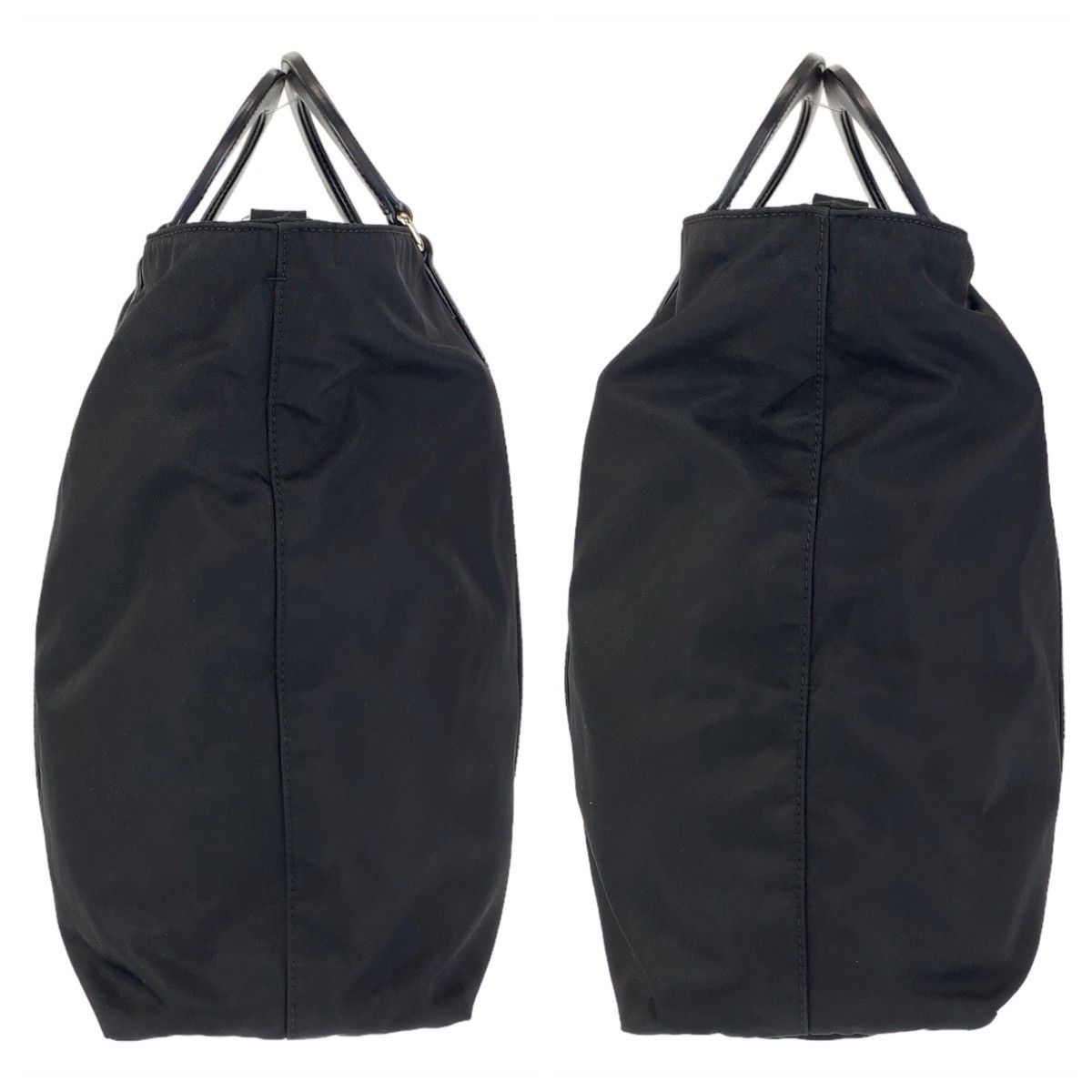 Prada Prada Prada Nylon Leather Tessuto Logo Tote Bag Canvas Tote Bag Size ONE SIZE - 5 Thumbnail