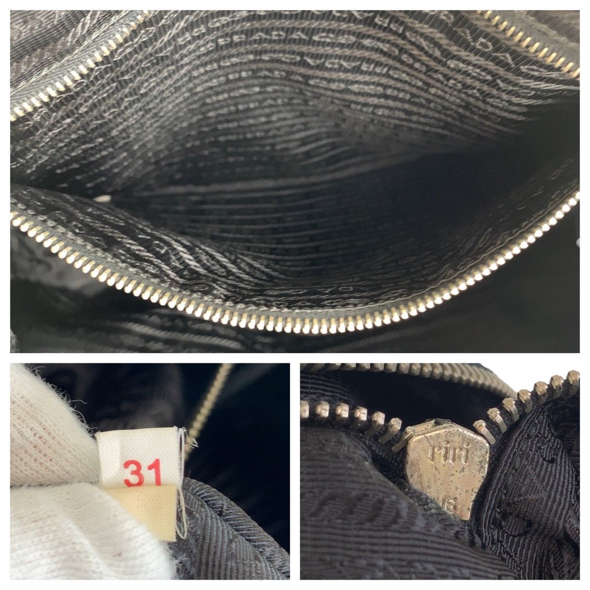 Prada Prada Prada Nylon Leather Tessuto Logo Tote Bag Canvas Tote Bag Size ONE SIZE - 9 Thumbnail