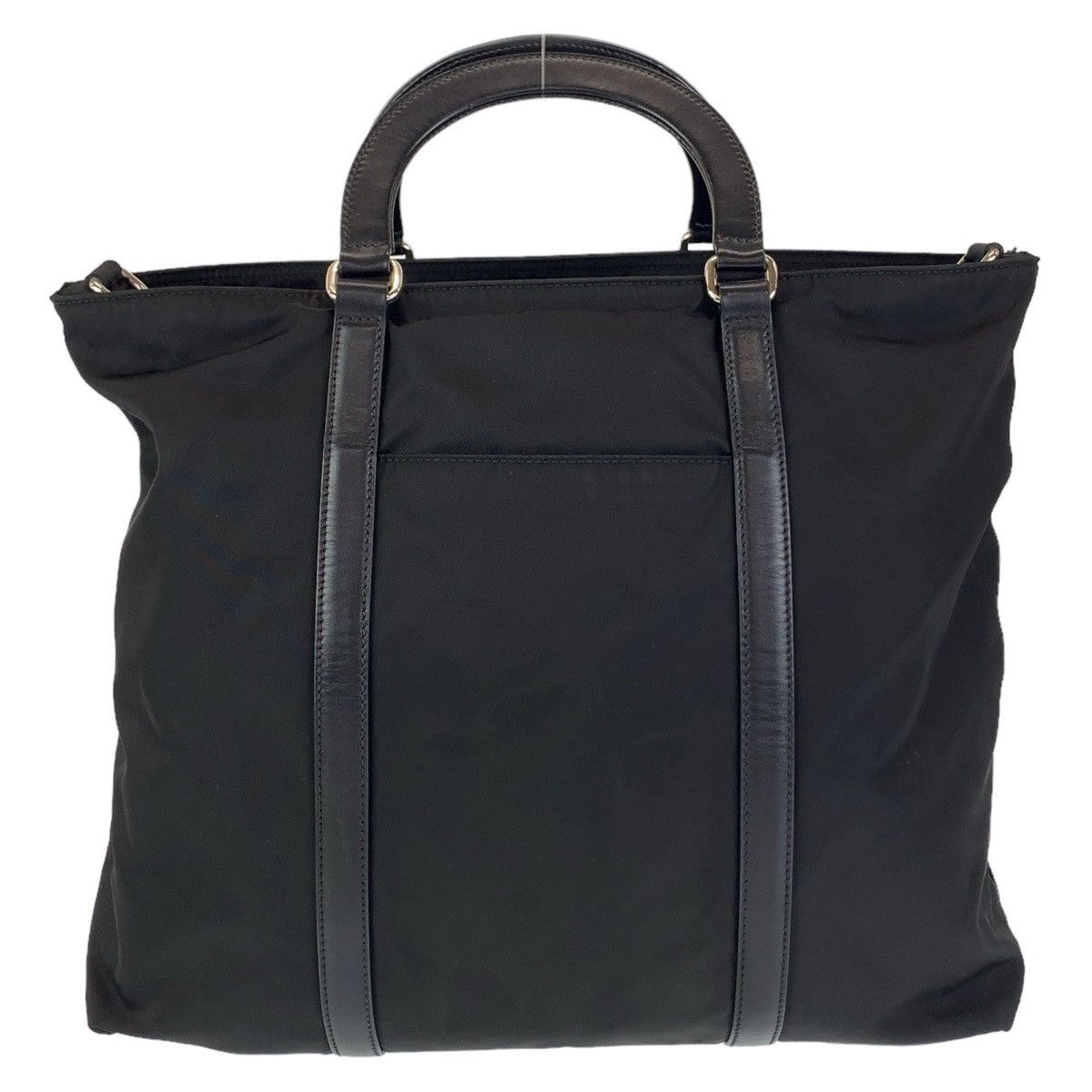 Prada Prada Prada Nylon Leather Tessuto Logo Tote Bag Canvas Tote Bag Size ONE SIZE - 2 Thumbnail