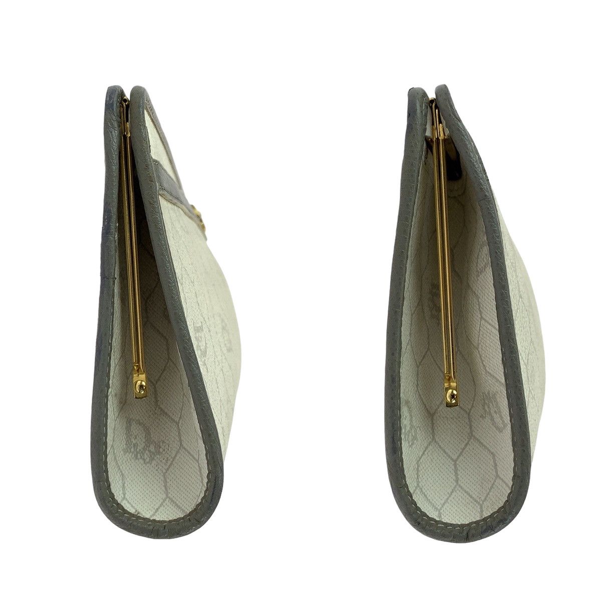 Dior Dior Dior PVC Honeycomb Clutch Bag Canvas Clutch Bag in Very Good Condition Size ONE SIZE - 9 Thumbnail
