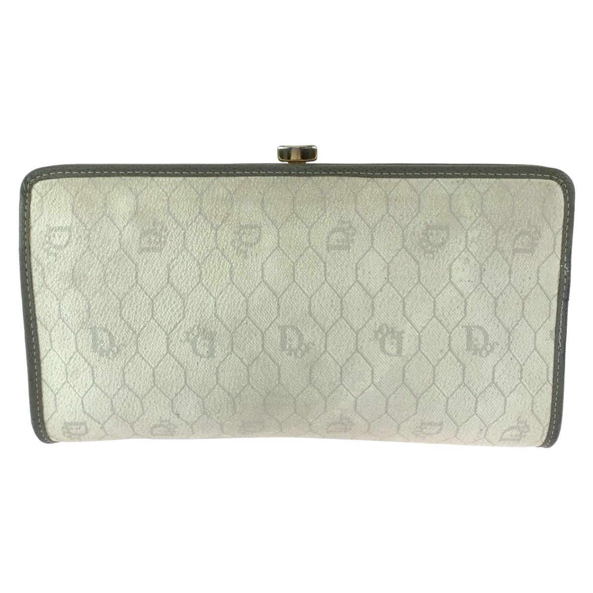 Dior Dior Dior PVC Honeycomb Clutch Bag Canvas Clutch Bag in Very Good Condition Size ONE SIZE - 2 Thumbnail