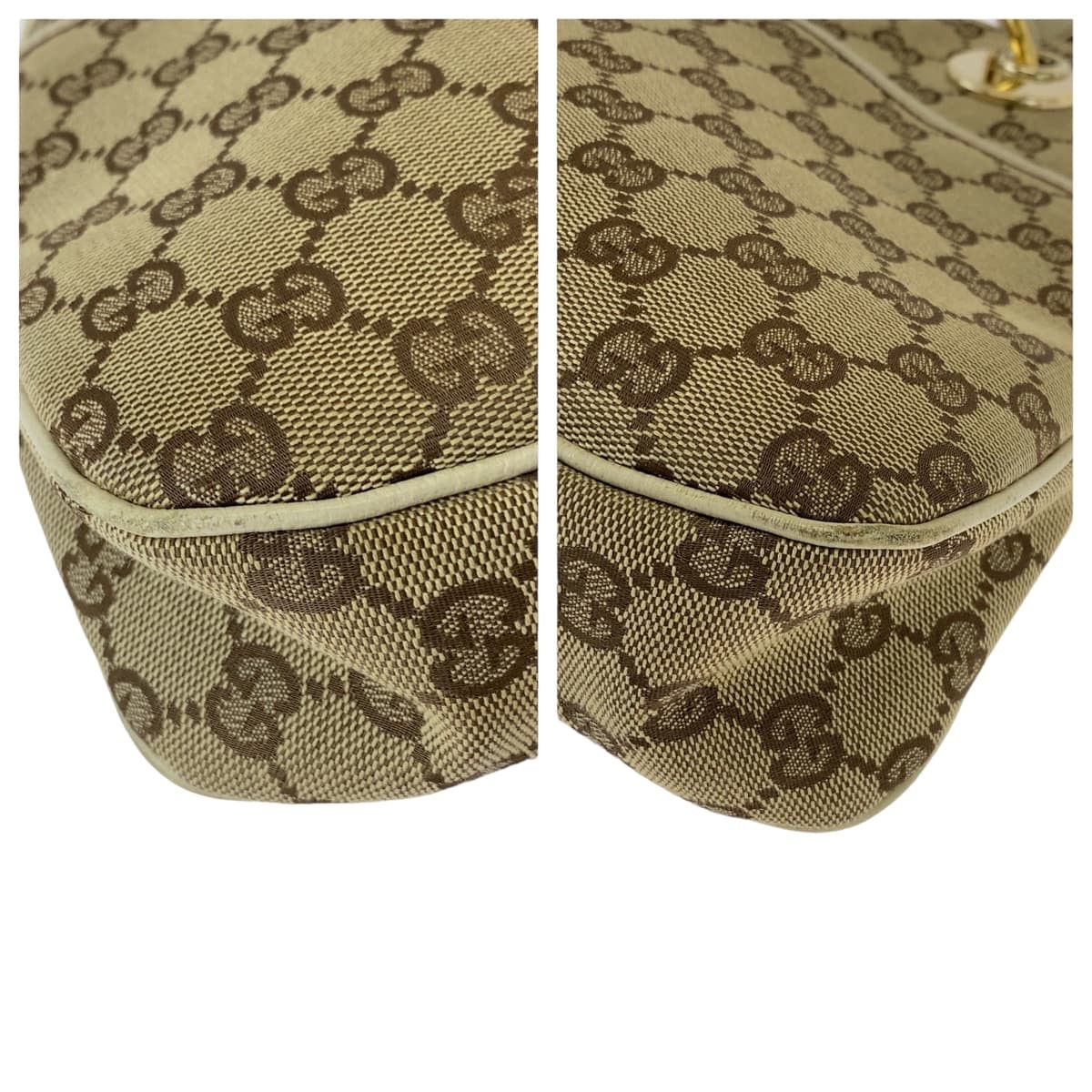 Gucci Gucci Gucci GG Canvas Shoulder Tote Bag 121023 Canvas Tote Bag 121023 in Very Good Condition Size ONE SIZE - 3 Thumbnail