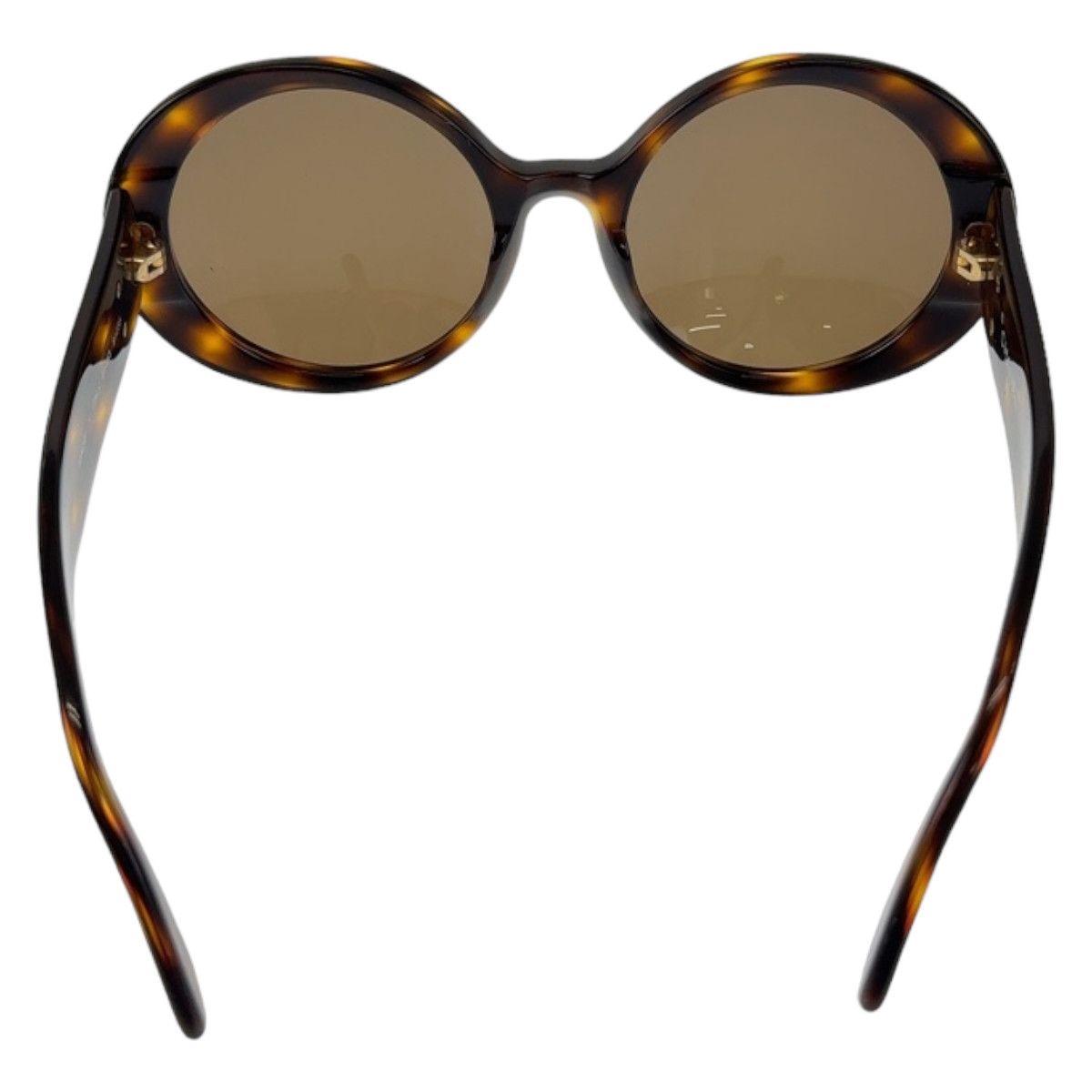 Chanel Chanel Chanel Marble Round Sunglasses Plastic Brown Gold Plastic Sunglasses 01453 91235 in Very Good Condition Size ONE SIZE - 3 Thumbnail