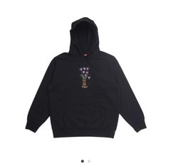 Supreme flower cheap vase hoodie