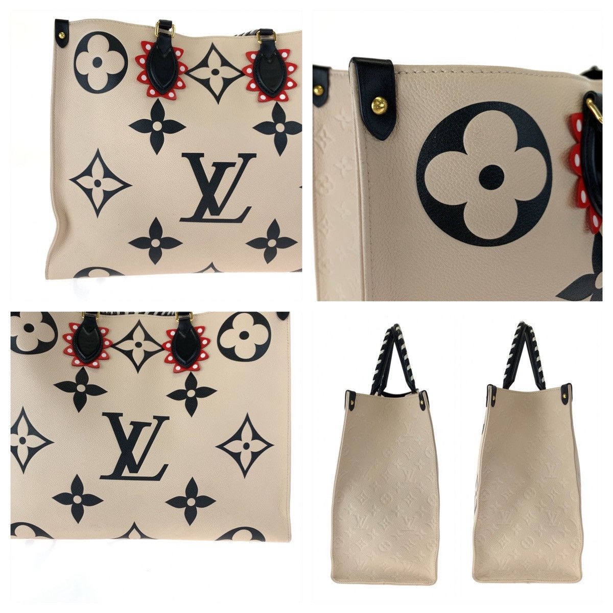 Louis Vuitton Louis Vuitton Louis Vuitton OnTheGo GM Tote Bag M45372 Leather Tote Bag M45372 in Great Condition Size ONE SIZE - 6 Thumbnail