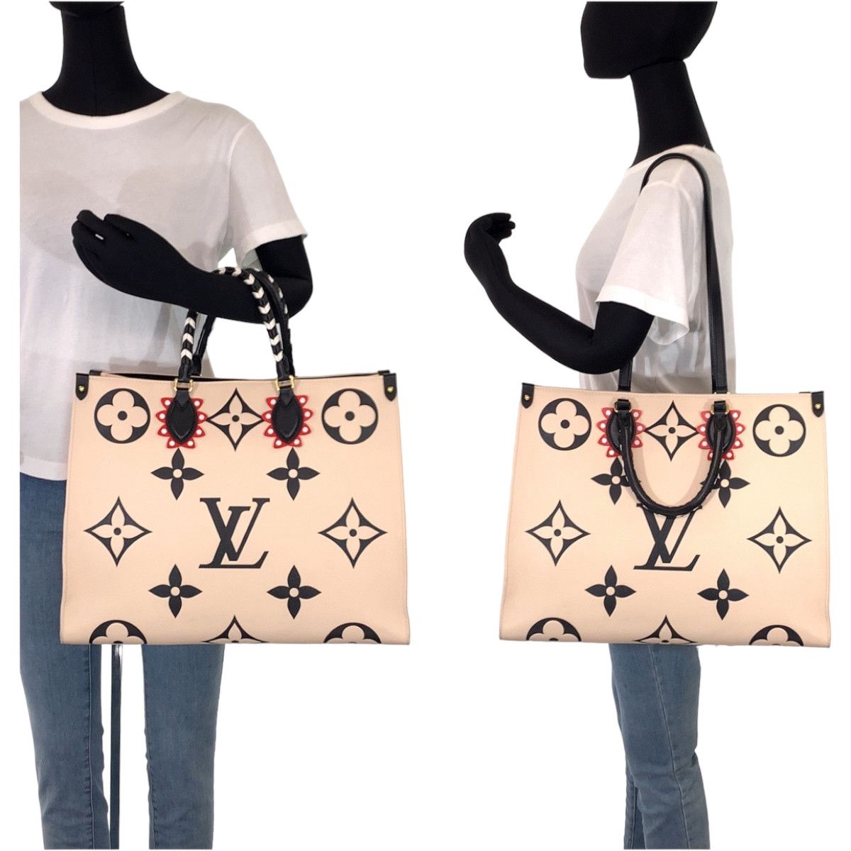 Louis Vuitton Louis Vuitton Louis Vuitton OnTheGo GM Tote Bag M45372 Leather Tote Bag M45372 in Great Condition Size ONE SIZE - 8 Thumbnail