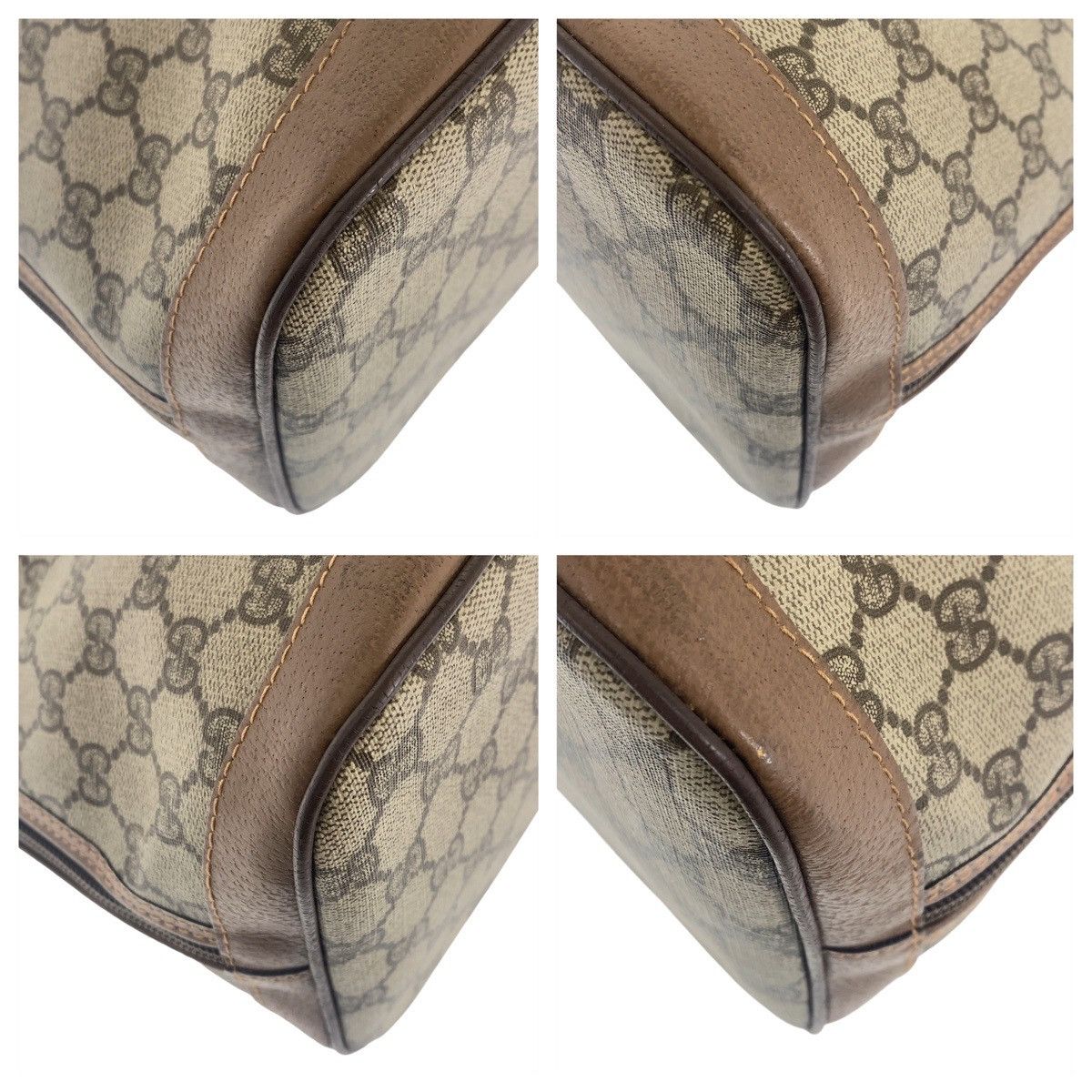 Gucci Gucci Interlocking GG Supreme Canvas Leather Handbag Canvas Handbag 7009 97 000 in Good Condition