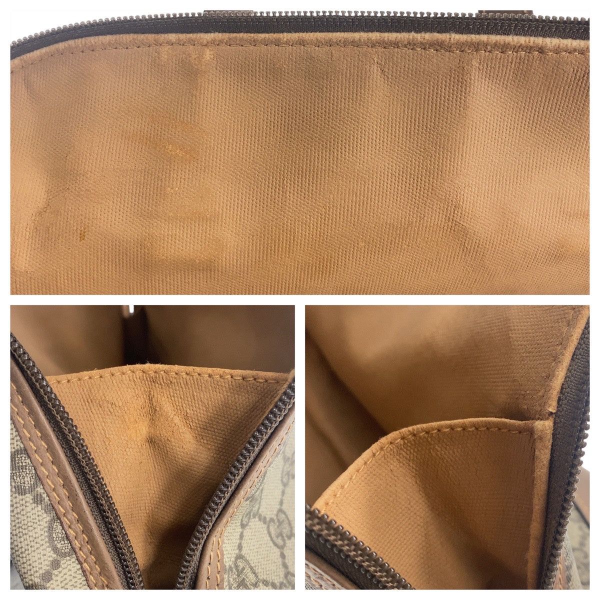 Gucci Gucci Interlocking GG Supreme Canvas Leather Handbag Canvas Handbag 7009 97 000 in Good Condition