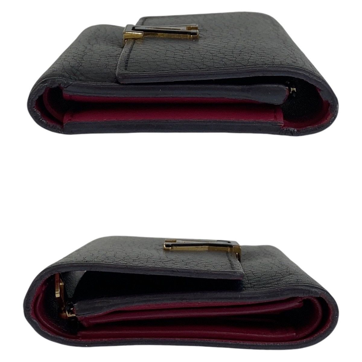Louis Vuitton Louis Vuitton Louis Vuitton Capucines Leather Compact Wallet M61248 Leather Short Wallet M61248 in Very Good Condition Size ONE SIZE - 9 Thumbnail