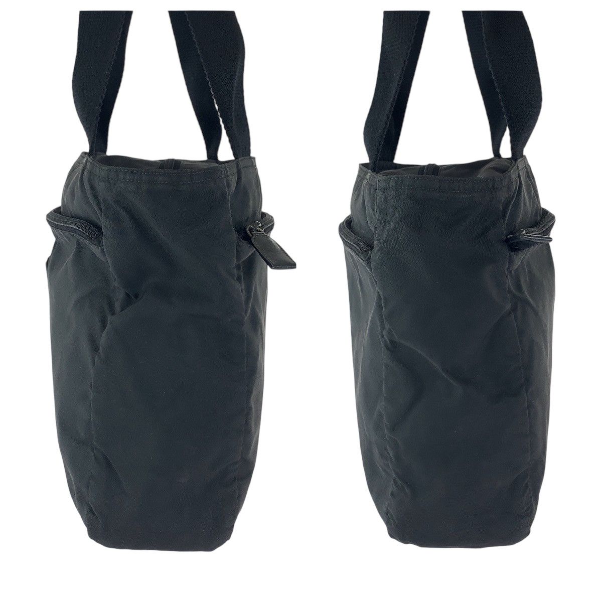 Prada Prada Prada Nylon Tessuto Triangle Logo Tote Bag Canvas Tote Bag 407874 in Very Good Condition Size ONE SIZE - 8 Thumbnail