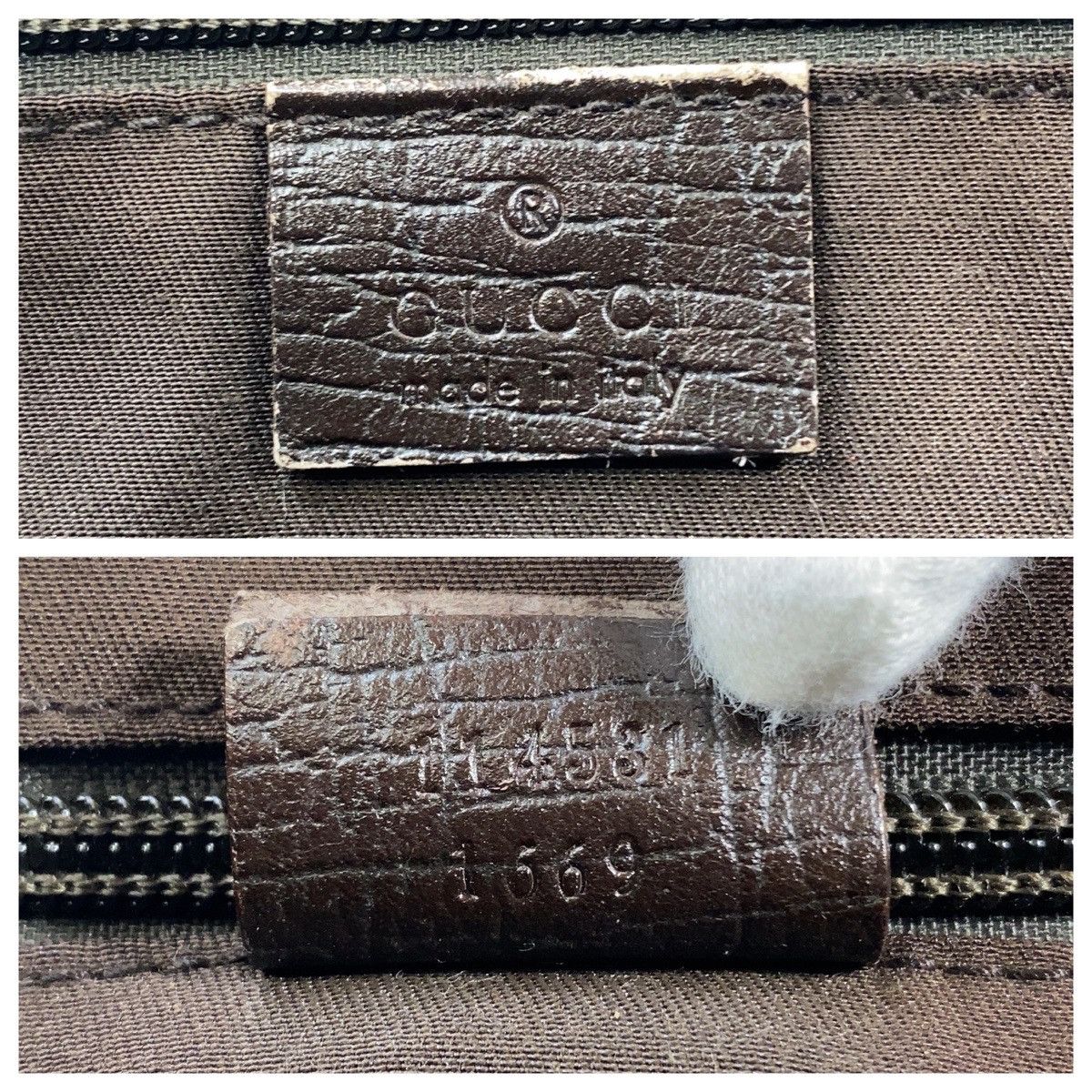 Gucci Gucci Gucci GG Supreme Canvas Leather Shoulder Bag Canvas Crossbody Bag 114531 Size ONE SIZE - 10 Thumbnail