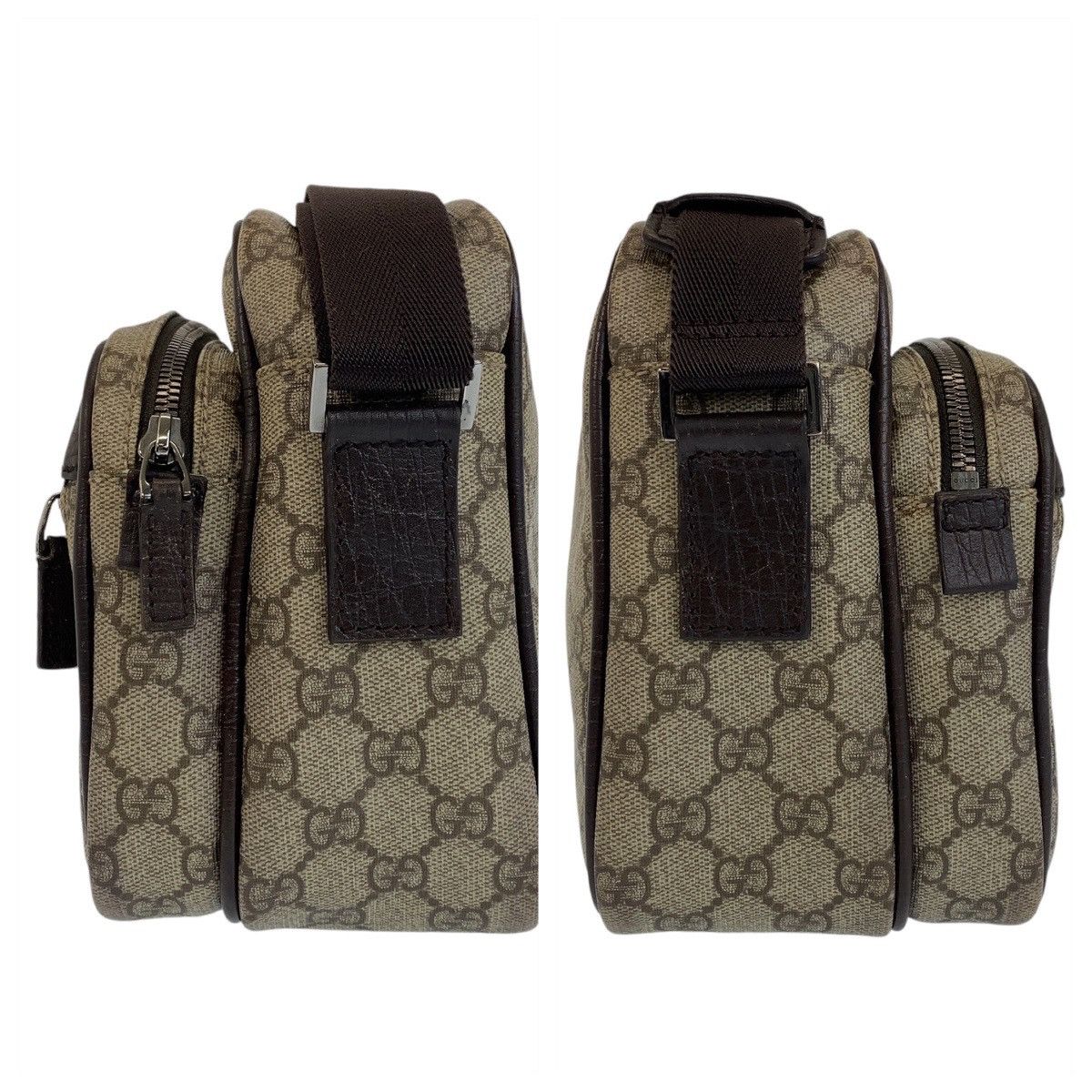 Gucci Gucci Gucci GG Supreme Canvas Leather Shoulder Bag Canvas Crossbody Bag 114531 Size ONE SIZE - 5 Thumbnail