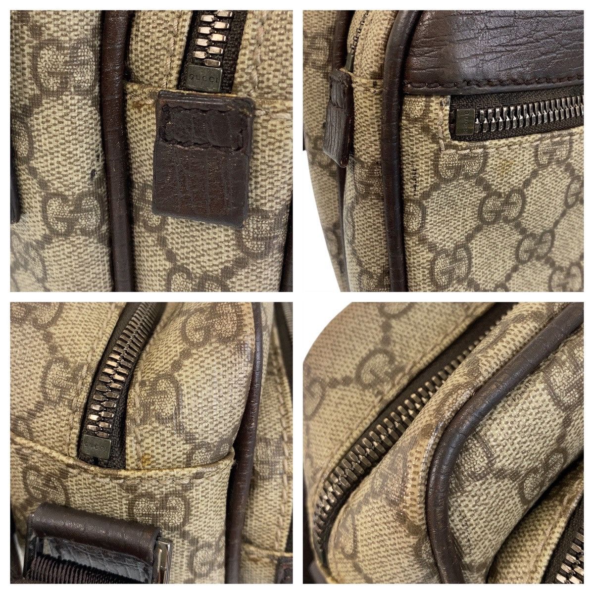 Gucci Gucci Gucci GG Supreme Canvas Leather Shoulder Bag Canvas Crossbody Bag 114531 Size ONE SIZE - 7 Thumbnail