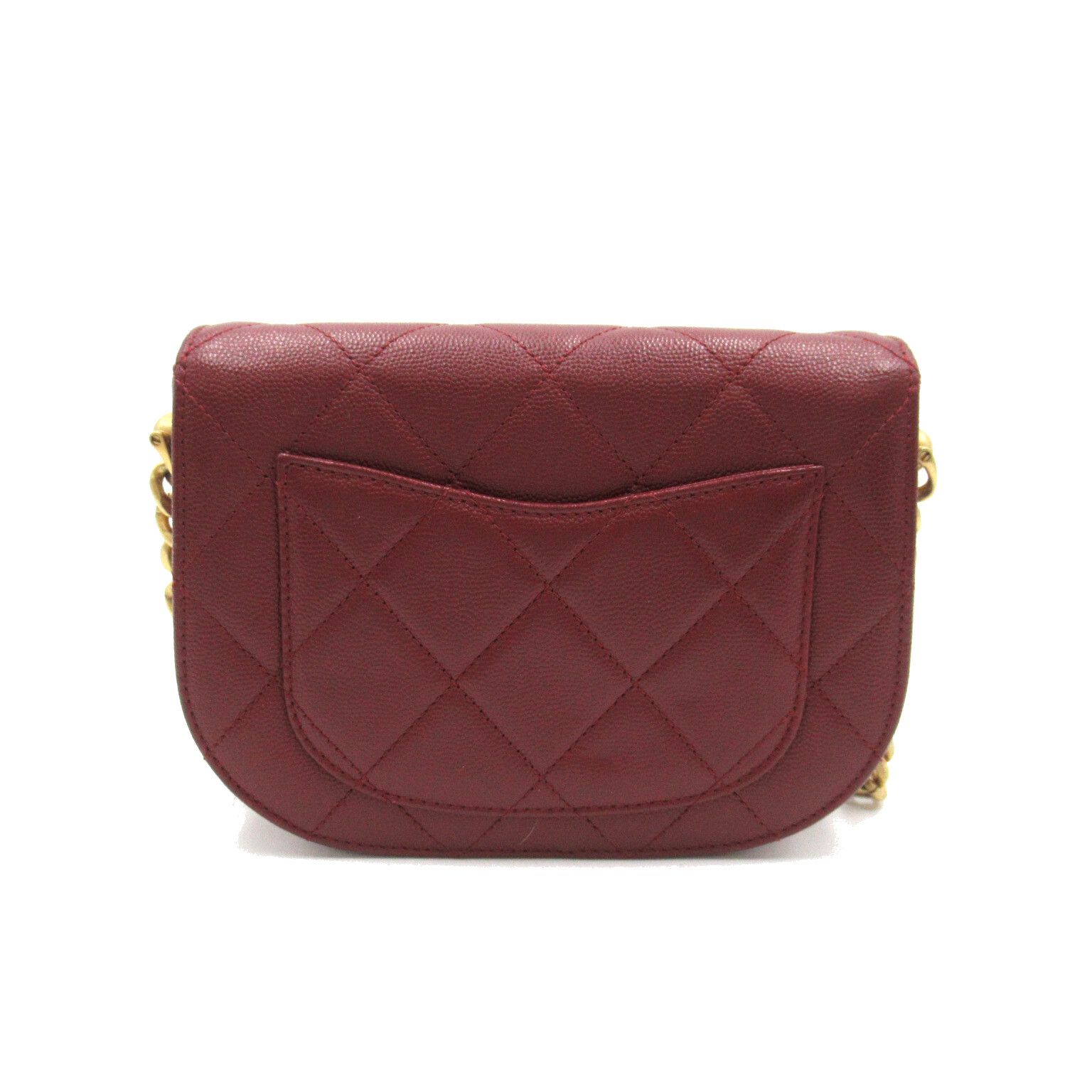 Chanel Chanel CC Quilted Caviar Crossbody Bag Leather Crossbody Bag AS2484 in Great Condition Size ONE SIZE - 2 Thumbnail