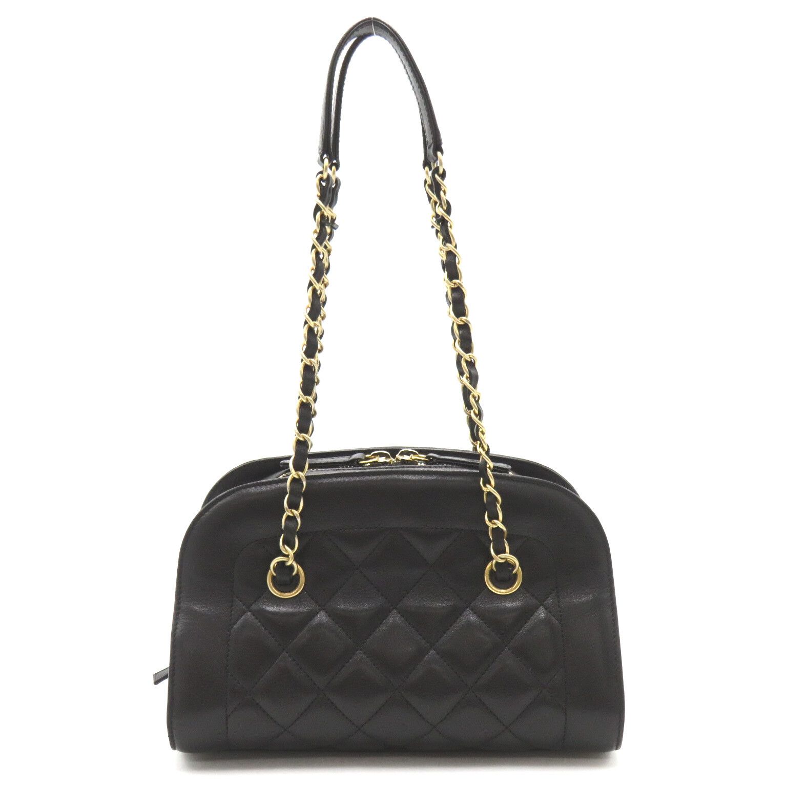 Chanel Chanel Qulted Leather Chain Shoulder Bag Leather Shoulder Bag in Very Good Condition Size ONE SIZE - 2 Thumbnail