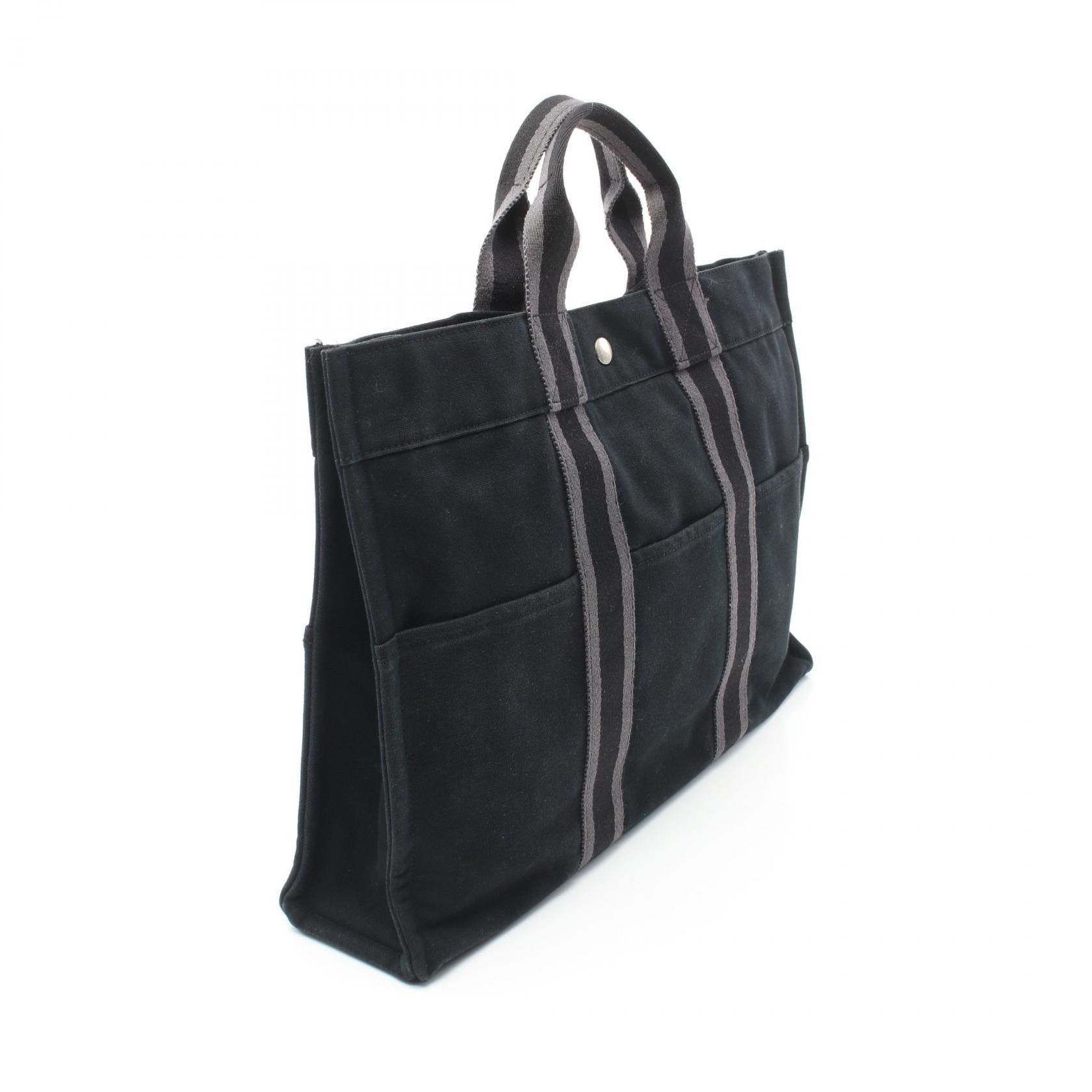 Hermes Hermes Canvas Fourre Tout MM Canvas Tote Bag in Very Good Condition Size ONE SIZE - 2 Thumbnail