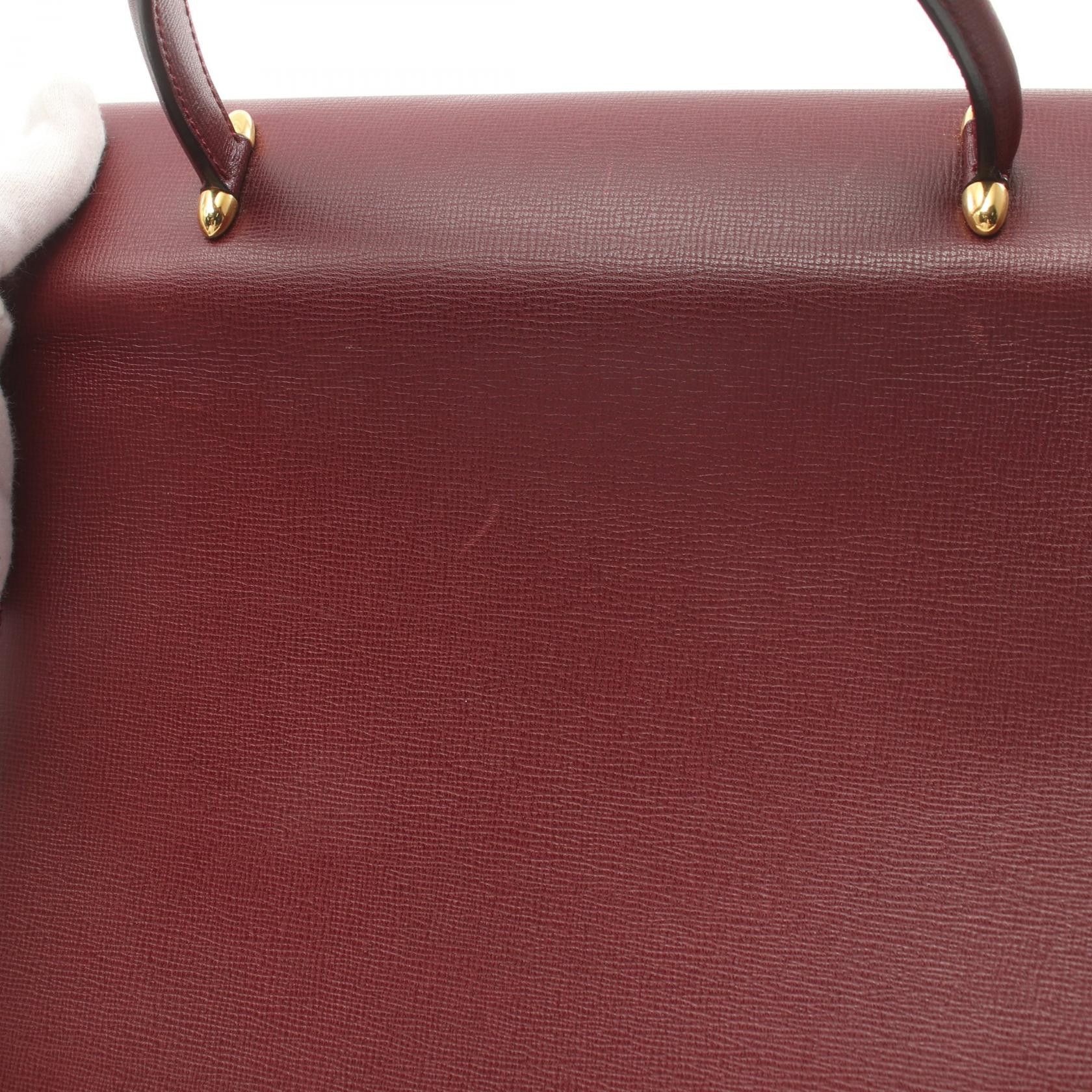 Cartier Cartier Must De Cartier Leather Handle Bag Leather Handbag in Great Condition Size ONE SIZE - 7 Thumbnail