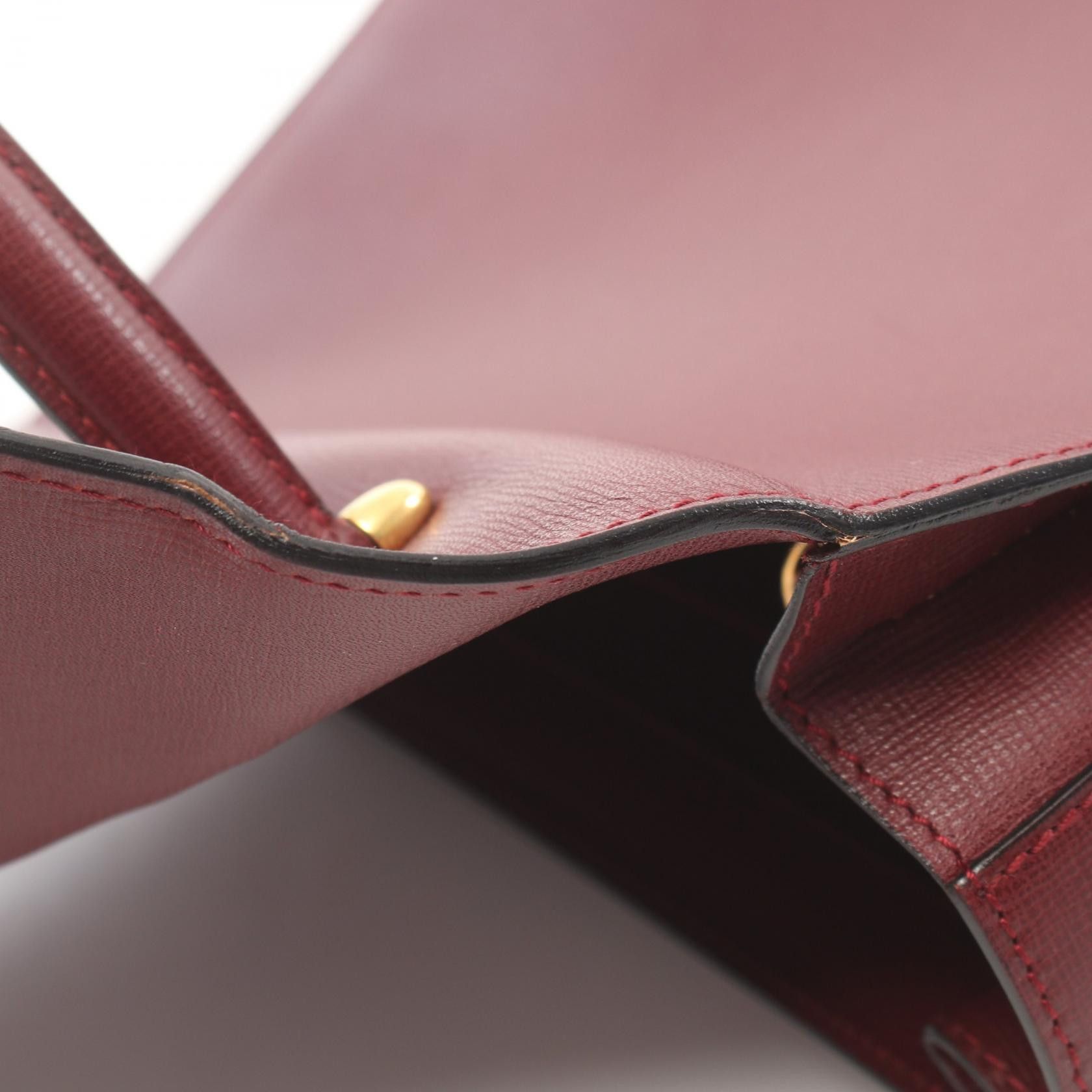 Cartier Cartier Must De Cartier Leather Handle Bag Leather Handbag in Great Condition Size ONE SIZE - 6 Thumbnail