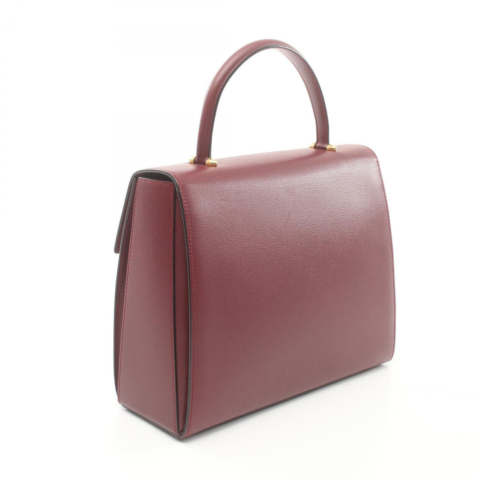 Cartier Cartier Must De Cartier Leather Handle Bag Leather Handbag in Great Condition Size ONE SIZE - 2 Thumbnail