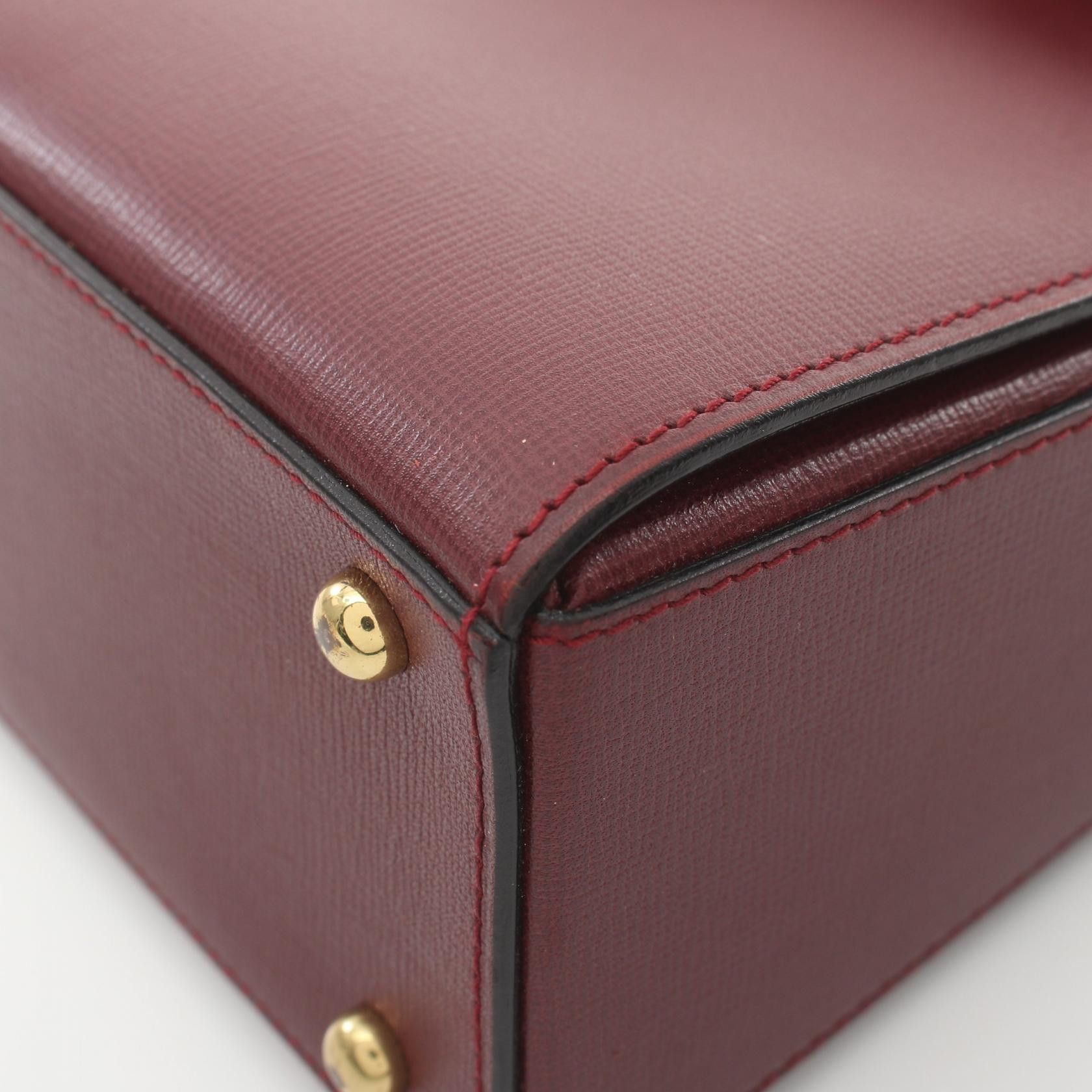 Cartier Cartier Must De Cartier Leather Handle Bag Leather Handbag in Great Condition Size ONE SIZE - 8 Thumbnail