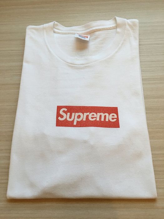 Supreme 20th Anniversary Box Logo Tee White