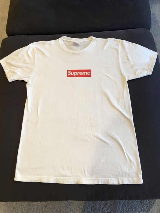 Supreme 20th Anniversary Box Logo Tee White –