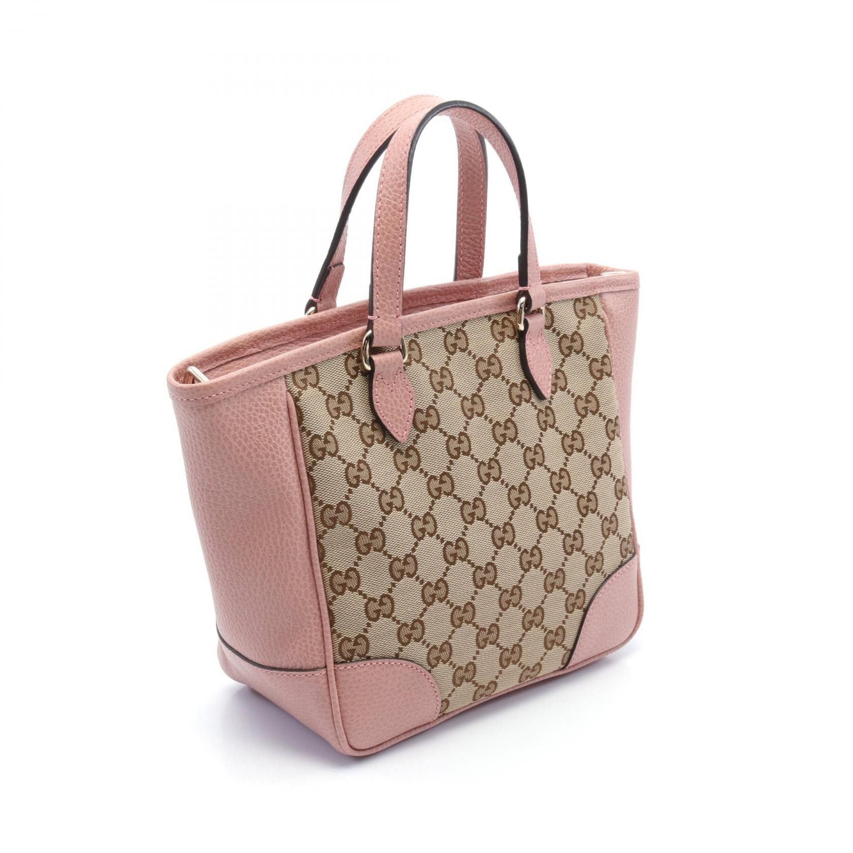 Gucci Gucci GG Canvas & Leather Bree Handbag Canvas Handbag 449241 in Great Condition Size ONE SIZE - 2 Thumbnail