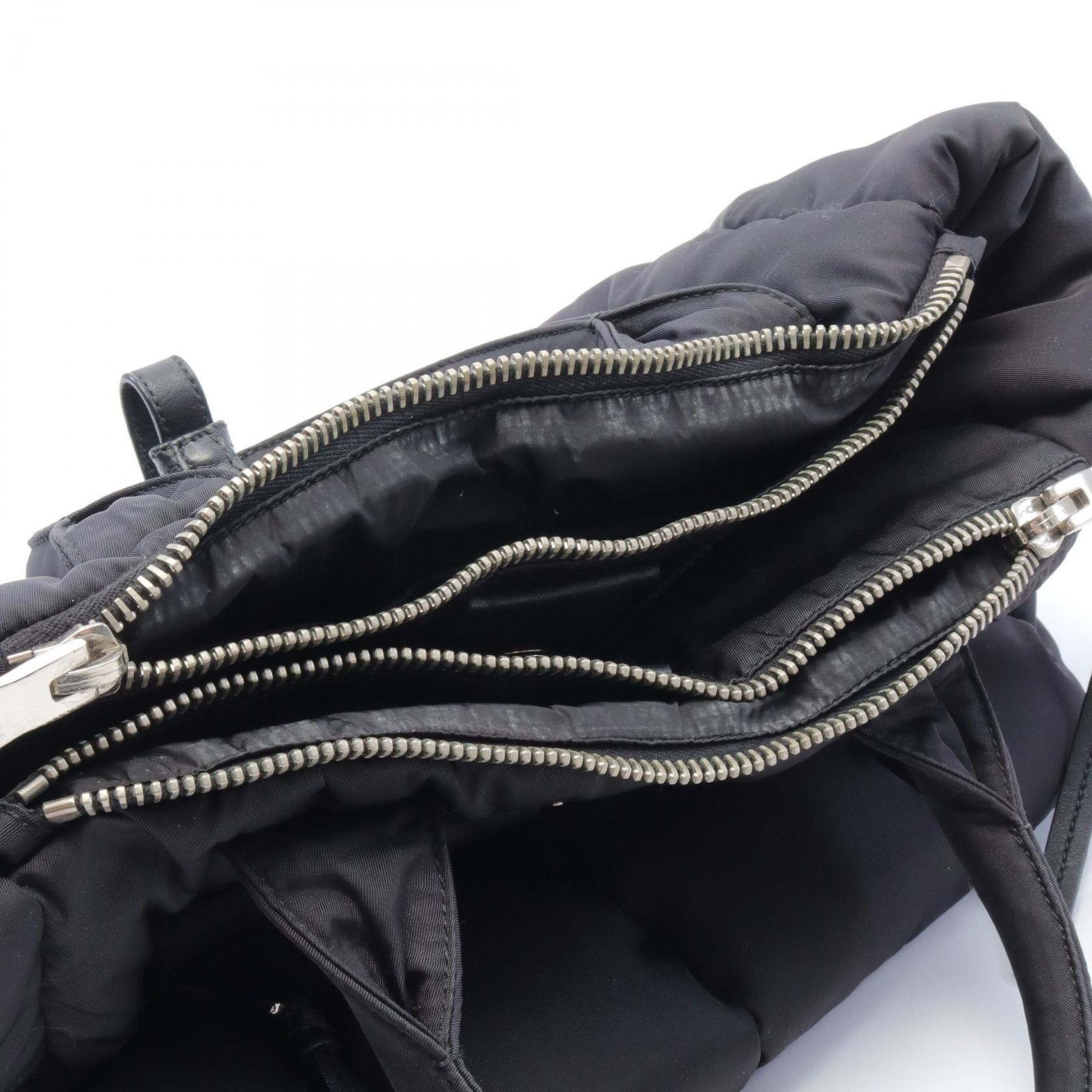 Prada Prada Tessuto Bomber Handbag Canvas Handbag in Great Condition Size ONE SIZE - 5 Thumbnail