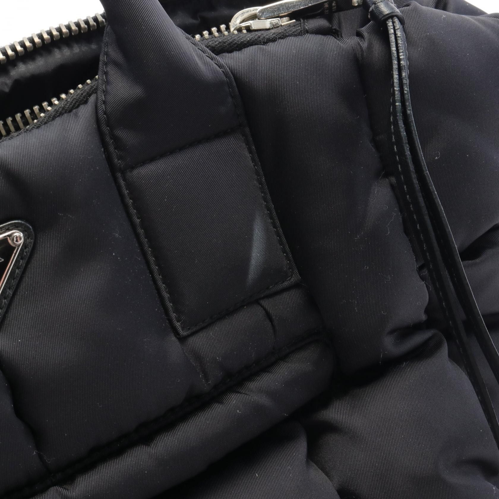 Prada Prada Tessuto Bomber Handbag Canvas Handbag in Great Condition Size ONE SIZE - 6 Thumbnail