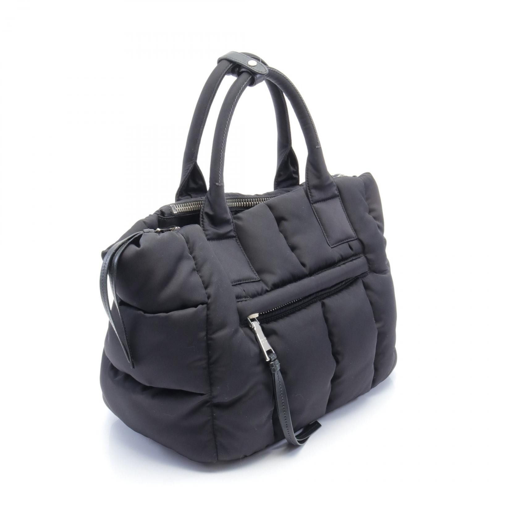 Prada Prada Tessuto Bomber Handbag Canvas Handbag in Great Condition Size ONE SIZE - 2 Thumbnail