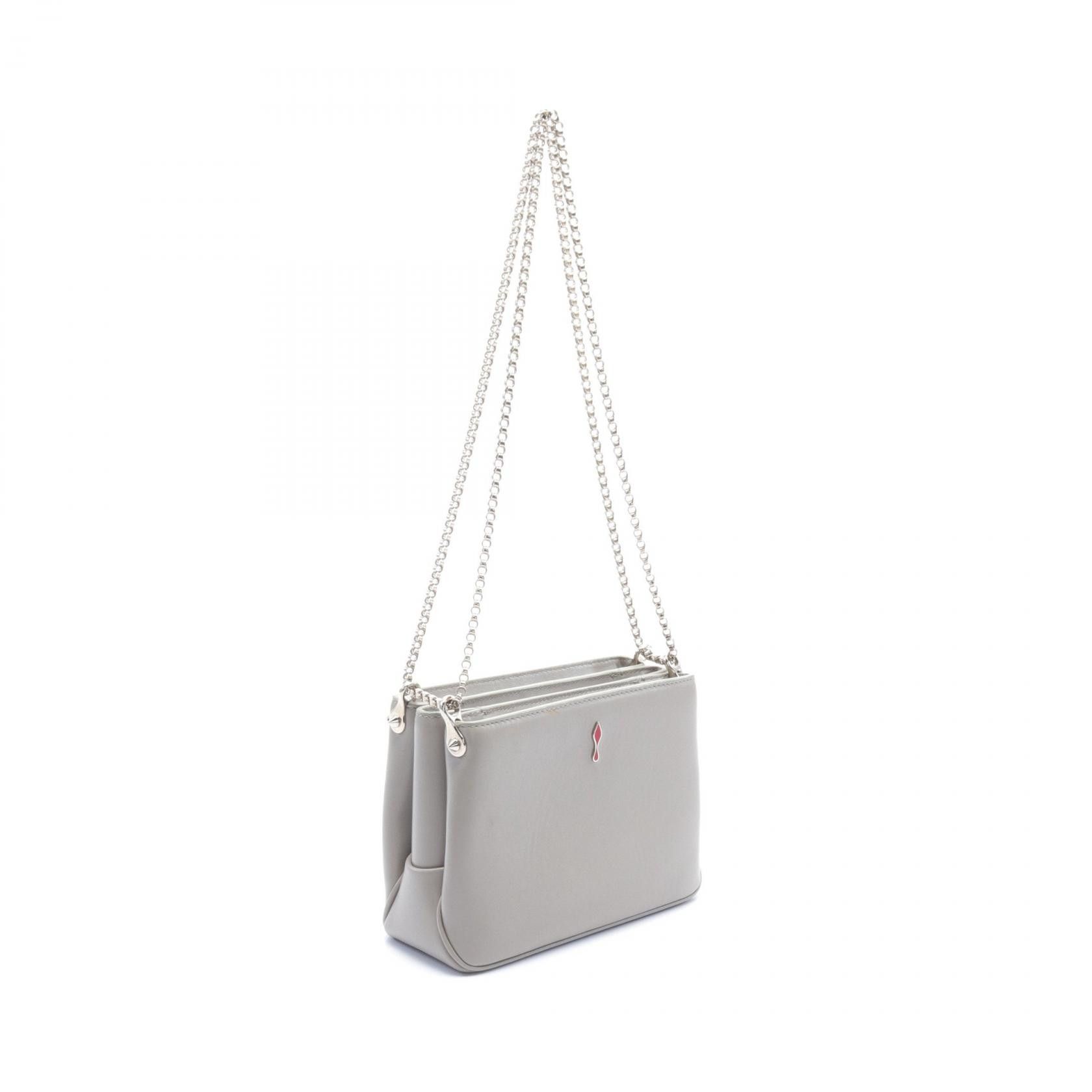 Christian Louboutin Christian Louboutin Leather Triloubi Bag Leather Shoulder Bag in Very Good Condition Size ONE SIZE - 2 Thumbnail