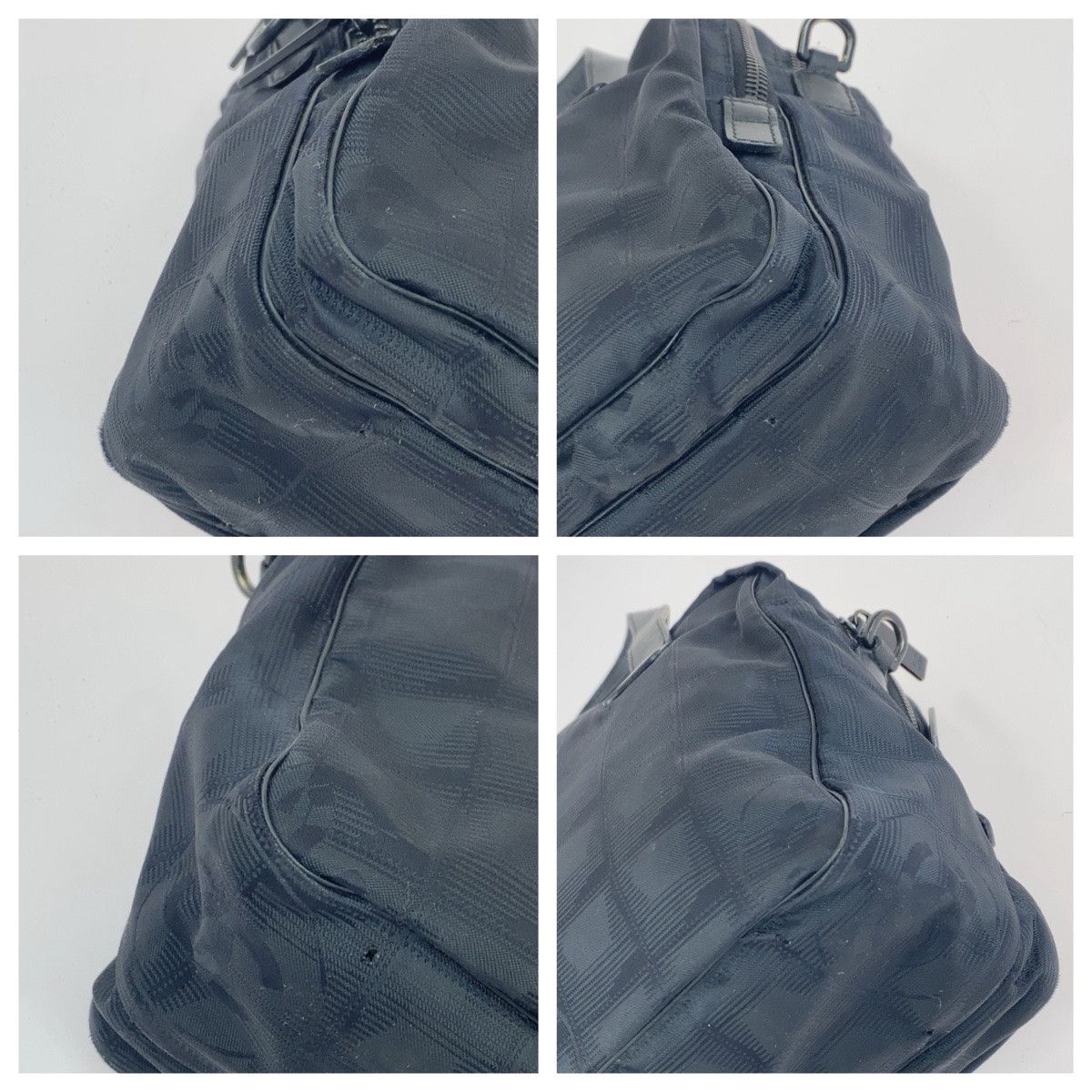 Chanel Chanel Chanel Nylon/Leather New Travel Line Coco Mark Tote Bag Canvas Tote Bag 408174 in Very Good Condition Size ONE SIZE - 3 Thumbnail