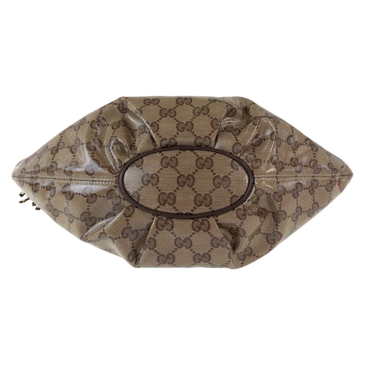 Gucci Gucci Gucci GG Canvas/Leather Crystal Hysteria Shoulder Bag 211963 Canvas Shoulder Bag 211963 in Very Good Condition Size ONE SIZE - 10 Thumbnail