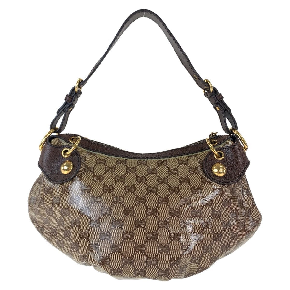 Gucci Gucci Gucci GG Canvas/Leather Crystal Hysteria Shoulder Bag 211963 Canvas Shoulder Bag 211963 in Very Good Condition Size ONE SIZE - 2 Thumbnail