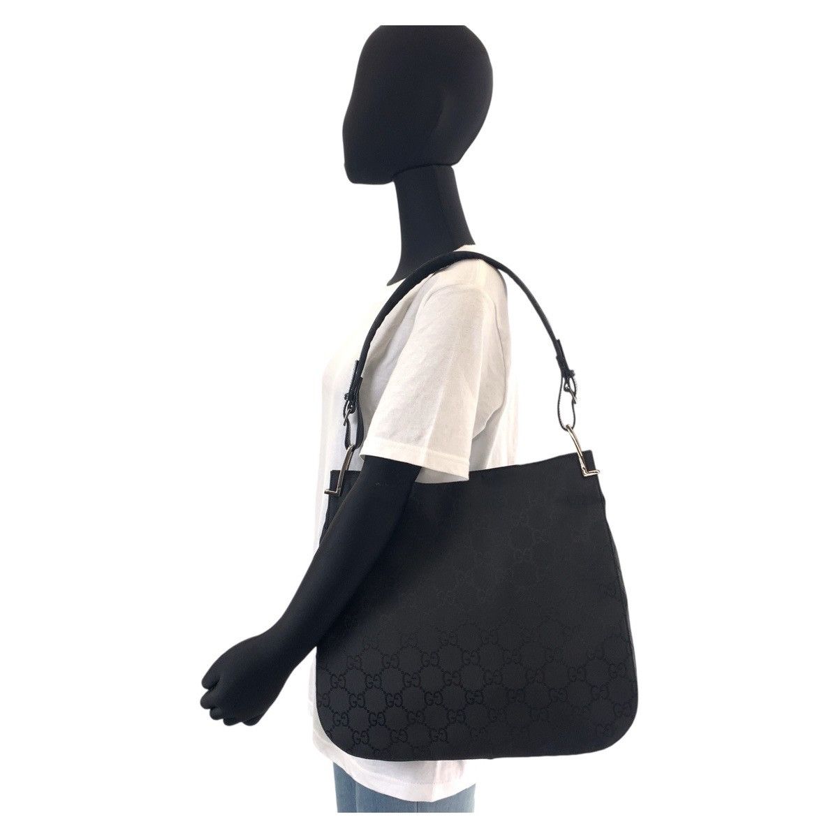 Gucci Gucci Gucci GG Canvas Shoulder Bag 0013166 Canvas Shoulder Bag 0013166 in Great Condition Size ONE SIZE - 7 Thumbnail