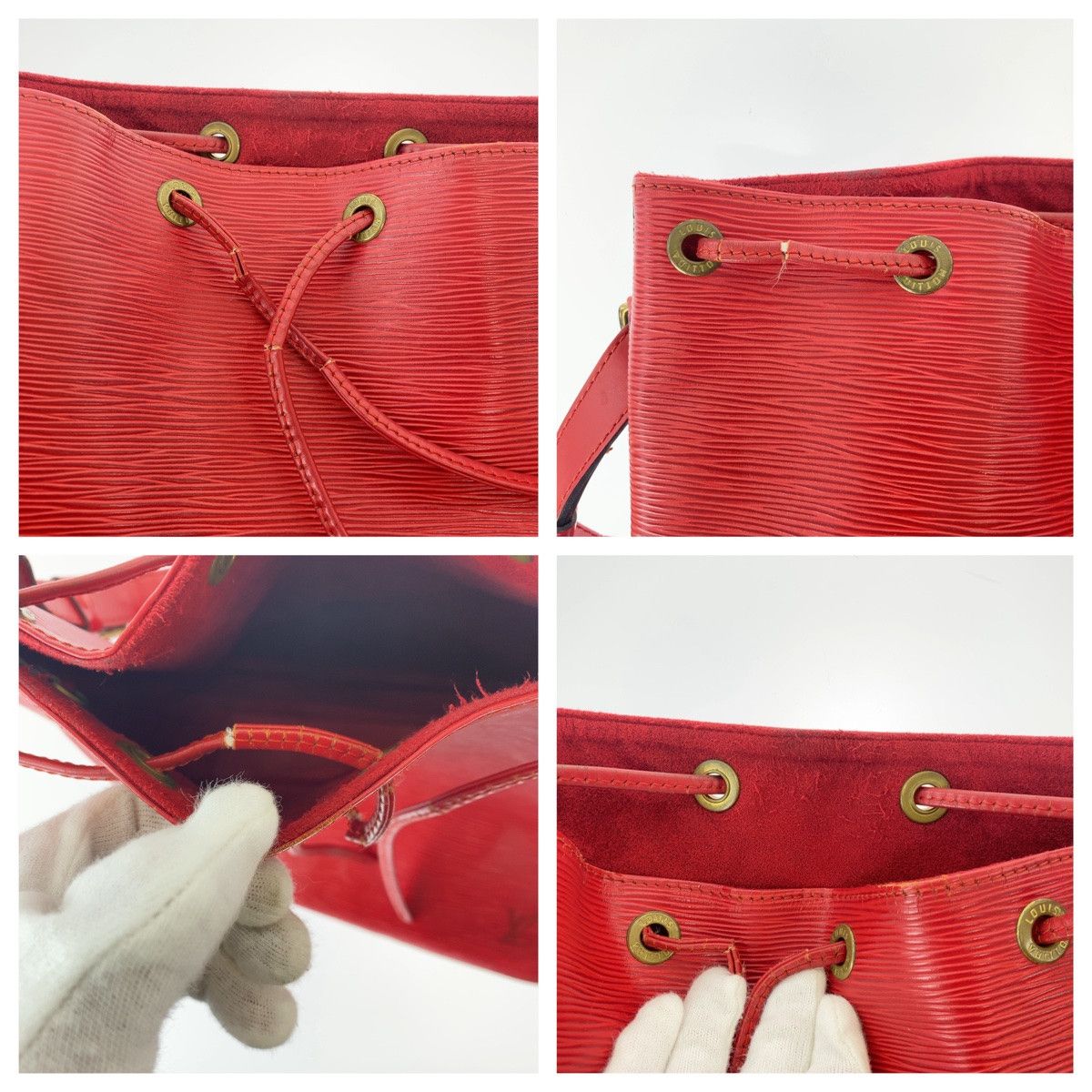 Louis Vuitton Louis Vuitton Louis Vuitton Epi Petit Noe Leather Shoulder Bag Leather Crossbody Bag M44107 Size ONE SIZE - 5 Thumbnail