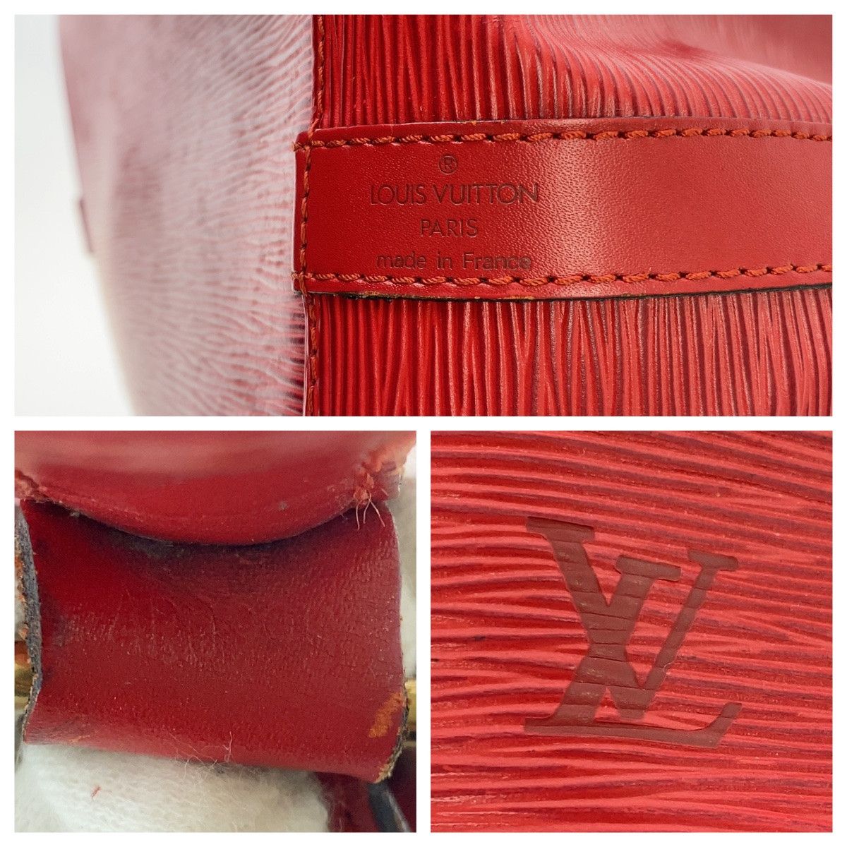 Louis Vuitton Louis Vuitton Louis Vuitton Epi Petit Noe Leather Shoulder Bag Leather Crossbody Bag M44107 Size ONE SIZE - 4 Thumbnail