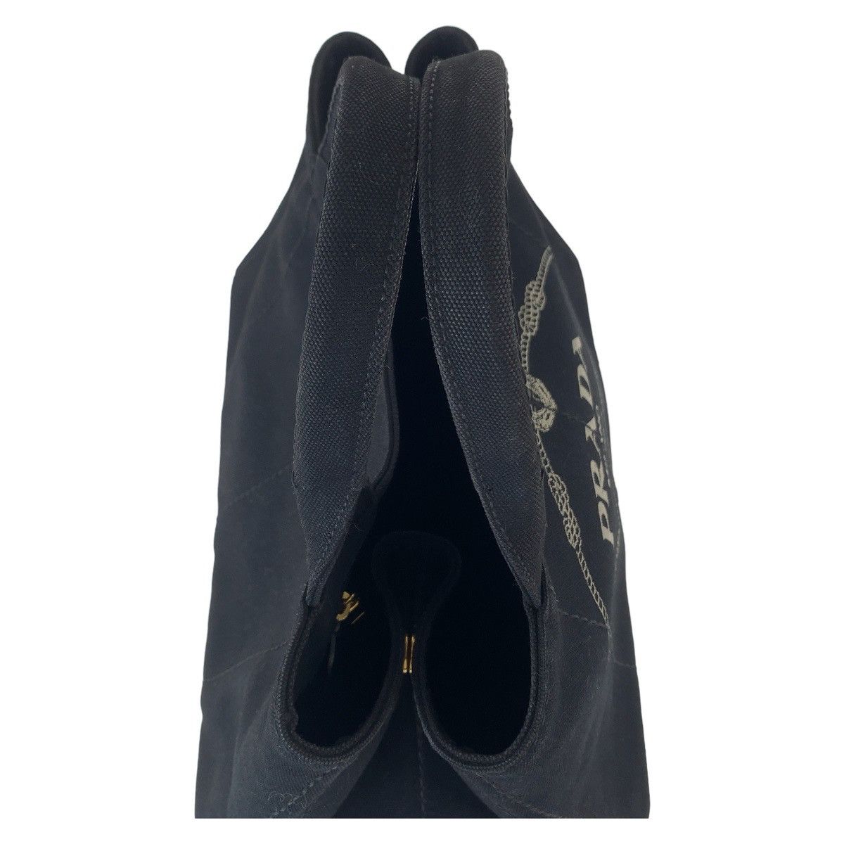 Prada Prada Prada Canvas Canapa Tote Bag Canvas Tote Bag in Great Condition Size ONE SIZE - 6 Thumbnail