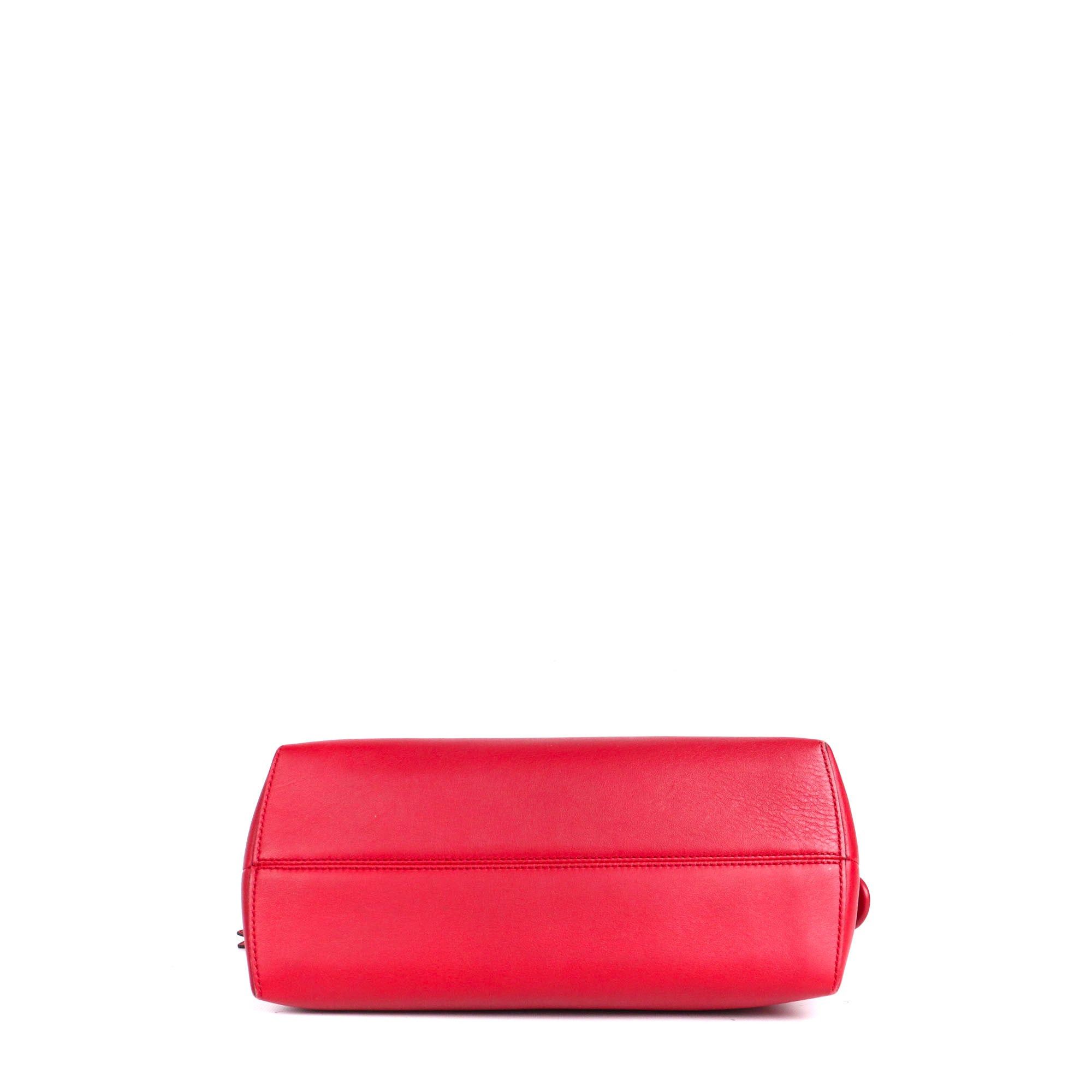 Fendi FENDI - Fendi medium By The Way shoulder bag in red leather Size ONE SIZE - 4 Thumbnail
