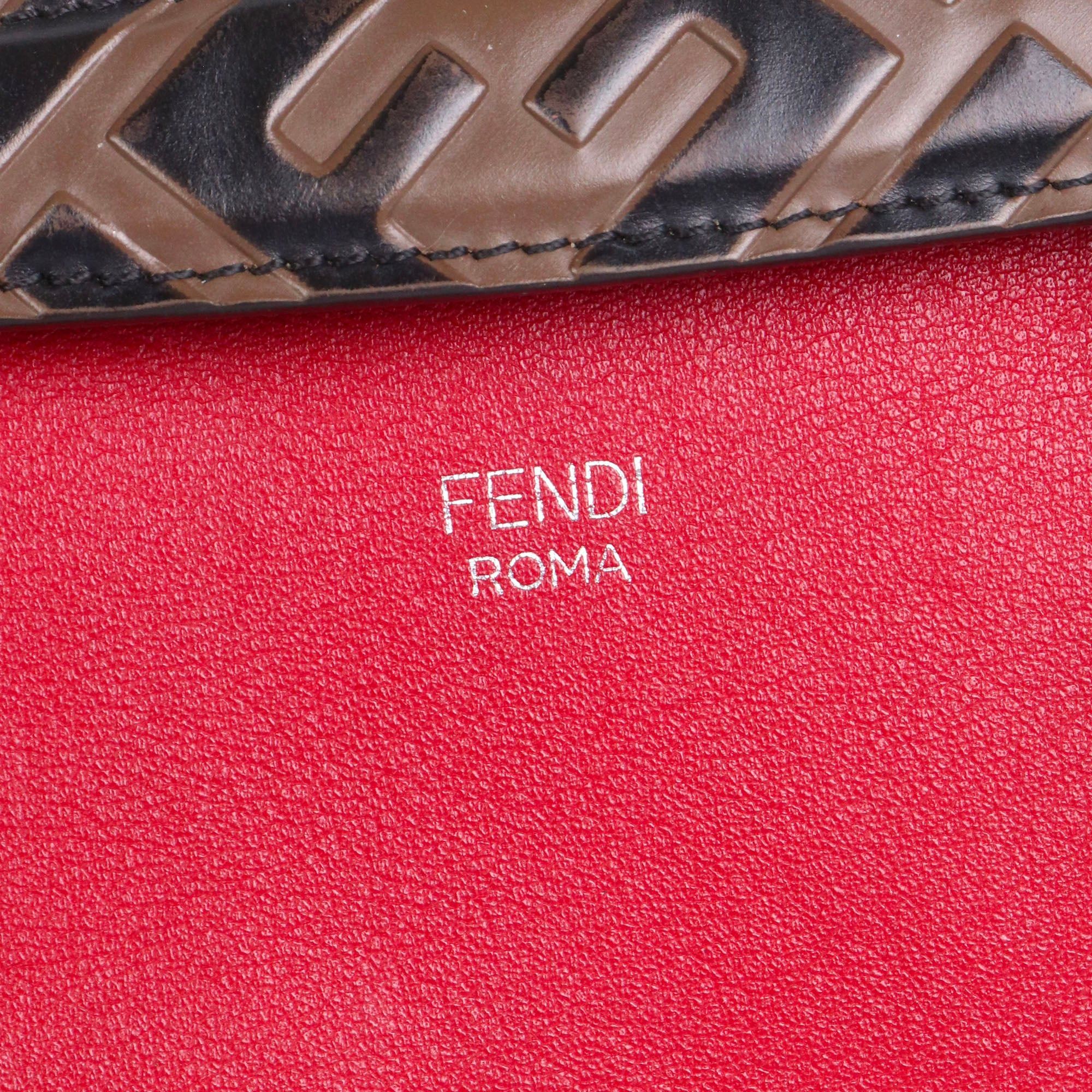 Fendi FENDI - Fendi medium By The Way shoulder bag in red leather Size ONE SIZE - 5 Thumbnail