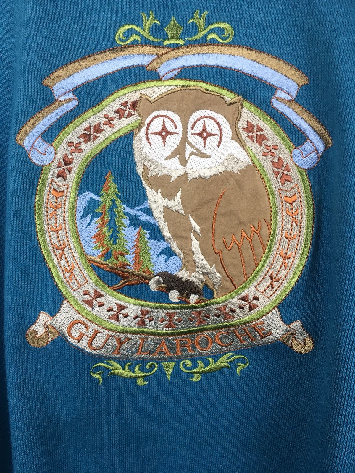Designer × Guy Laroche × Vintage Guy laroche sweatshirt jumper Crewneck armpit 24x27 Size US L / EU 52-54 / 3 - 5 Thumbnail