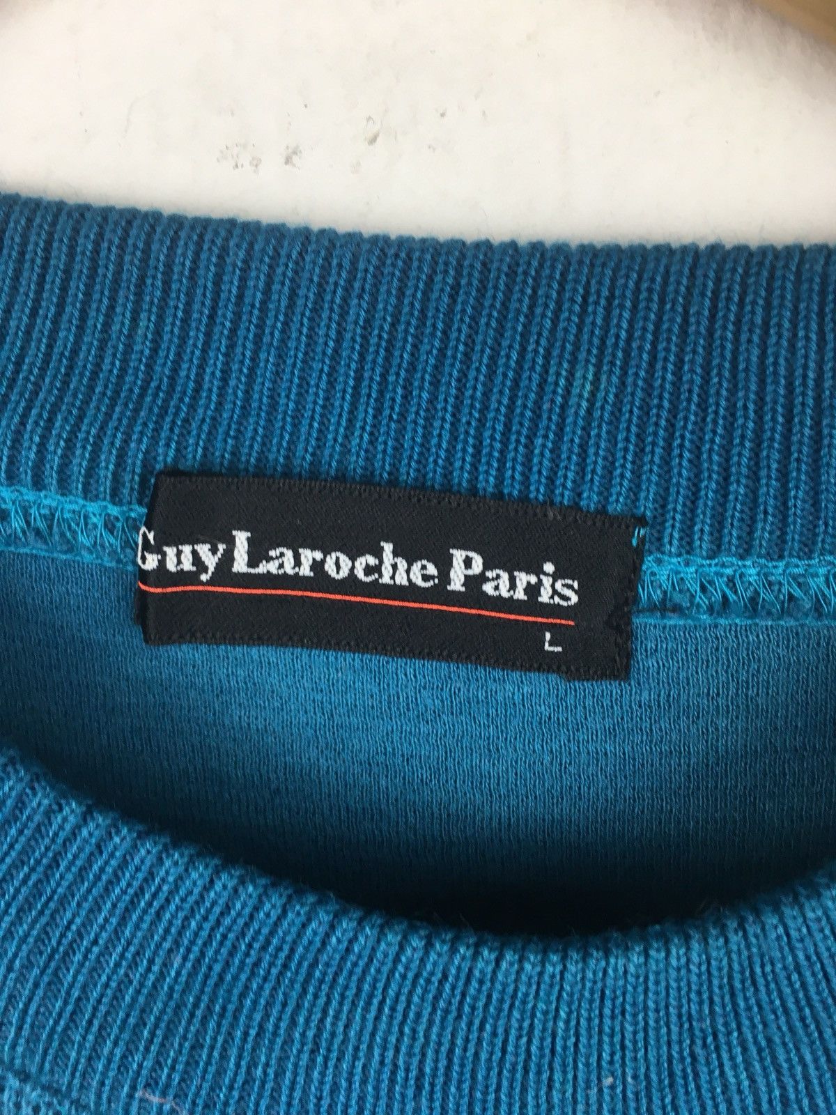 Designer × Guy Laroche × Vintage Guy laroche sweatshirt jumper Crewneck armpit 24x27 Size US L / EU 52-54 / 3 - 6 Thumbnail