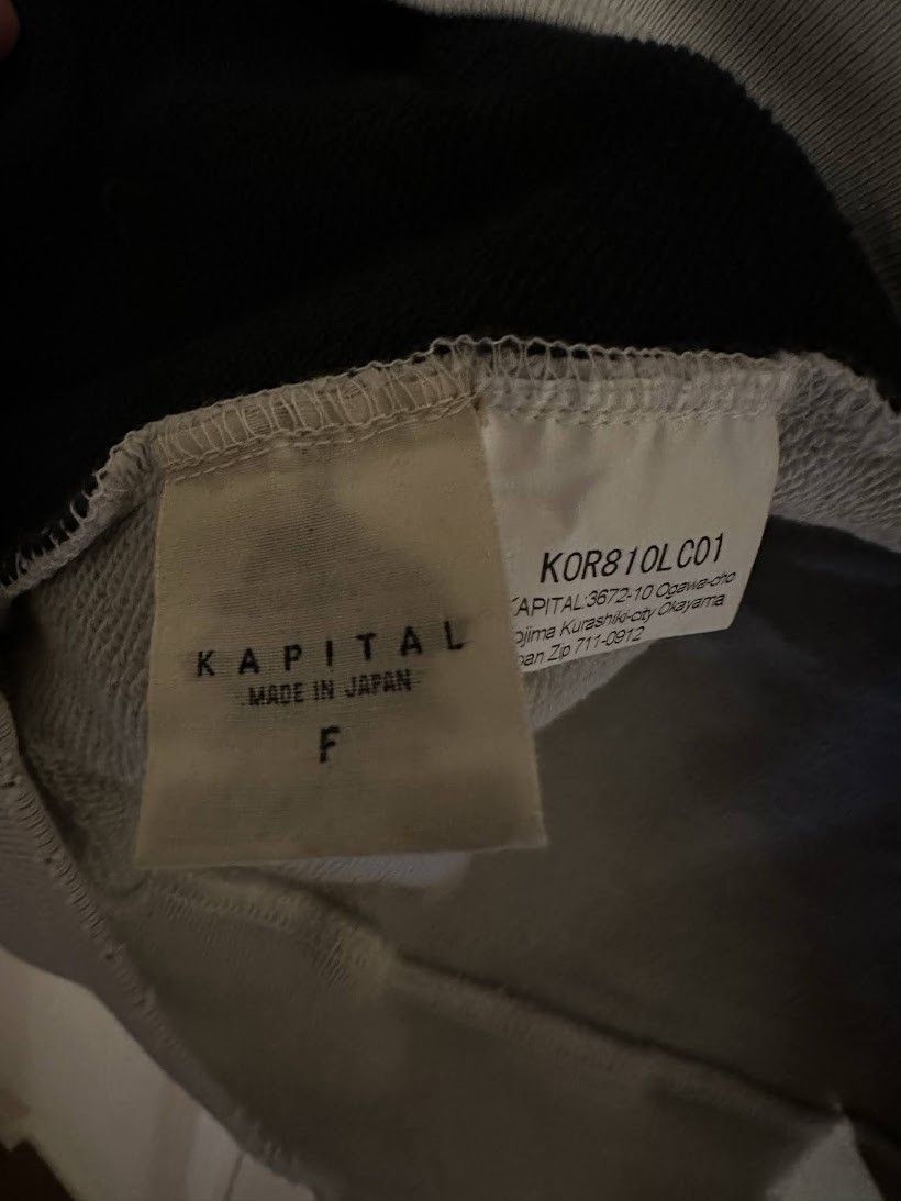 Kapital kapital Sweatshirt - Black Grey - DMC99 Size US M / EU 48-50 / 2 - 2 Thumbnail