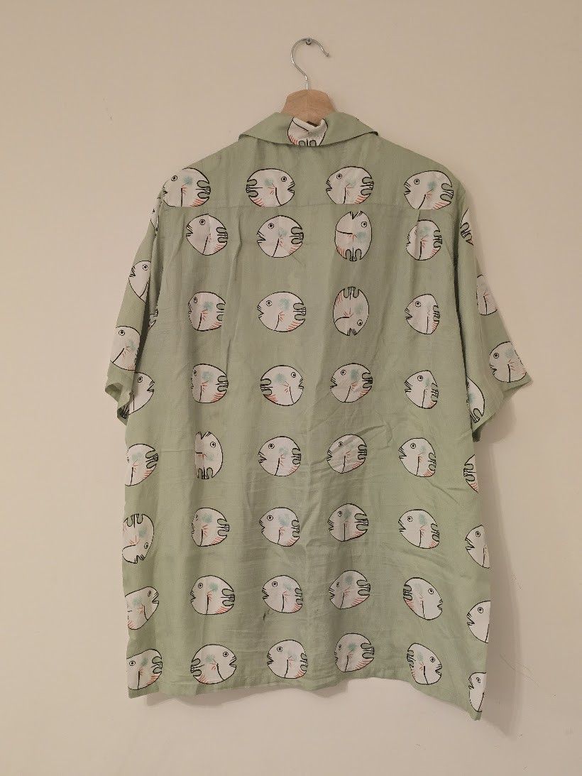 Visvim visvim Fishy Shirt 5 Green - DMC99 Size US XXL / EU 58 / 5 - 2 Thumbnail