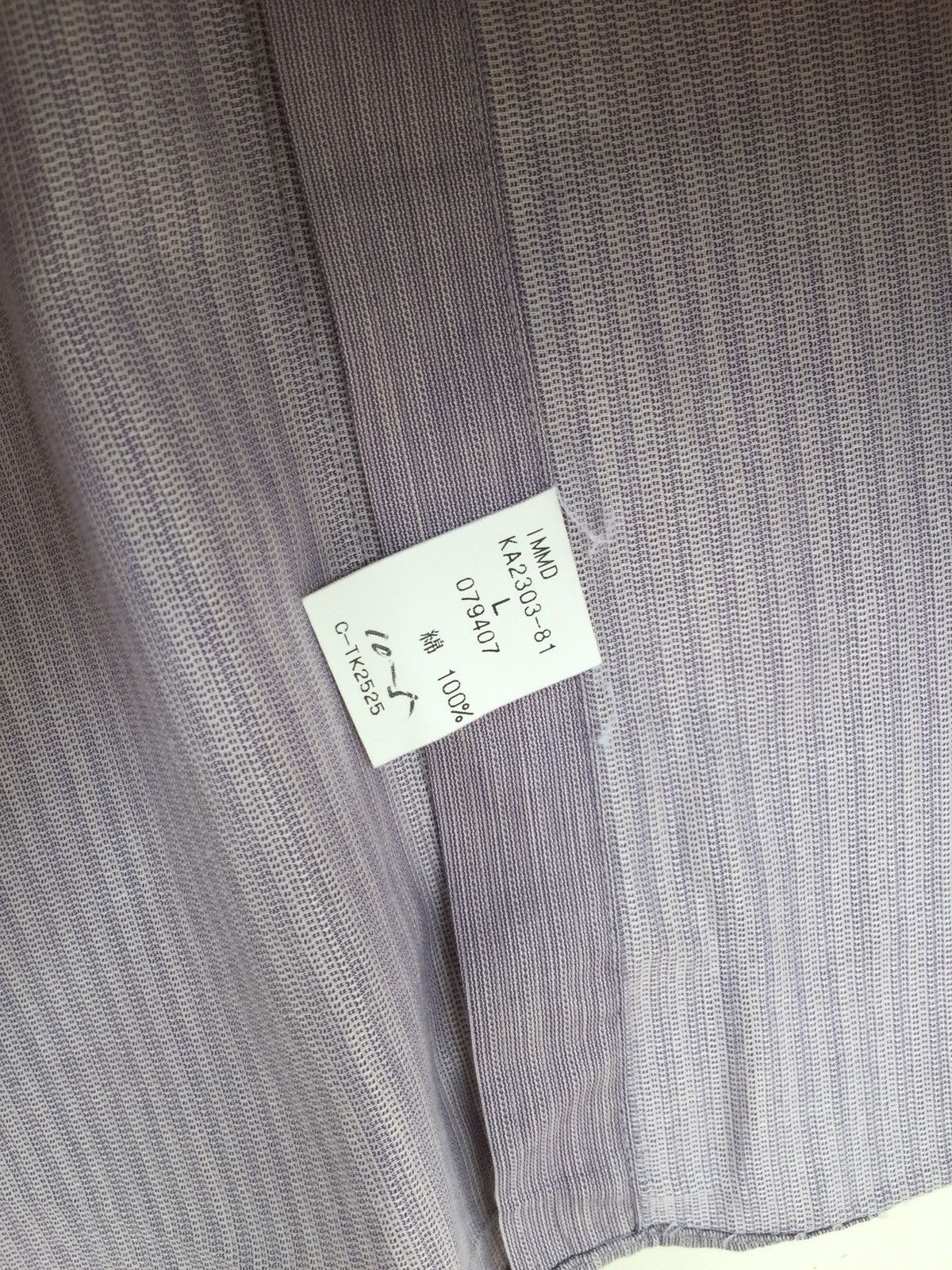 Issey Miyake Issey Miyake Striped Single Pocket Oversized Button Up Shirt Size US L / EU 52-54 / 3 - 7 Thumbnail