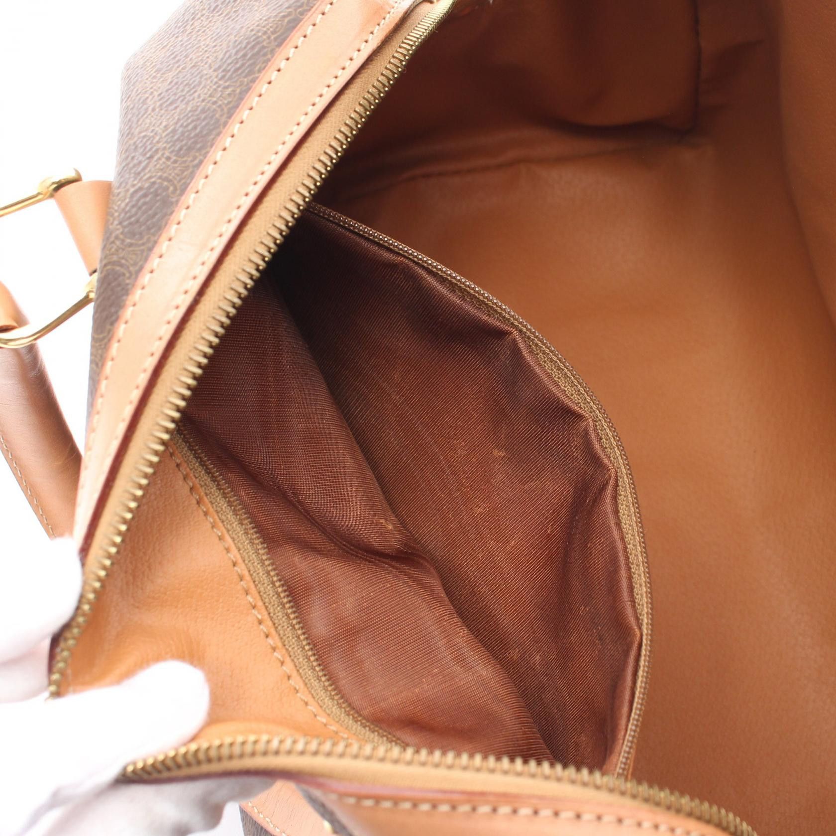 Celine Celine Macadam Canvas Boston Bag Canvas Handbag in Very Good Condition Size ONE SIZE - 9 Thumbnail