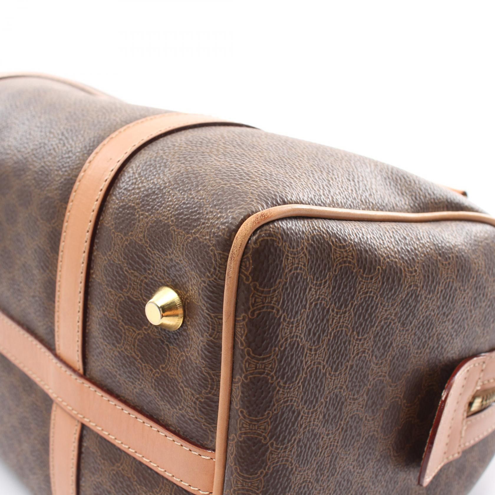 Celine Celine Macadam Canvas Boston Bag Canvas Handbag in Very Good Condition Size ONE SIZE - 10 Thumbnail
