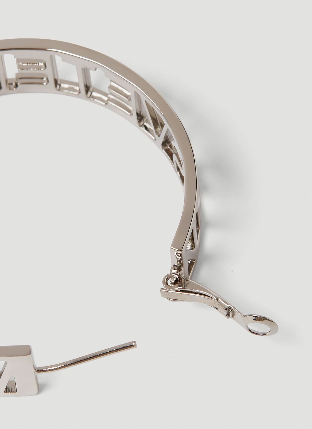 Vetements Logo Hoop Earrings Size ONE SIZE - 4 Thumbnail