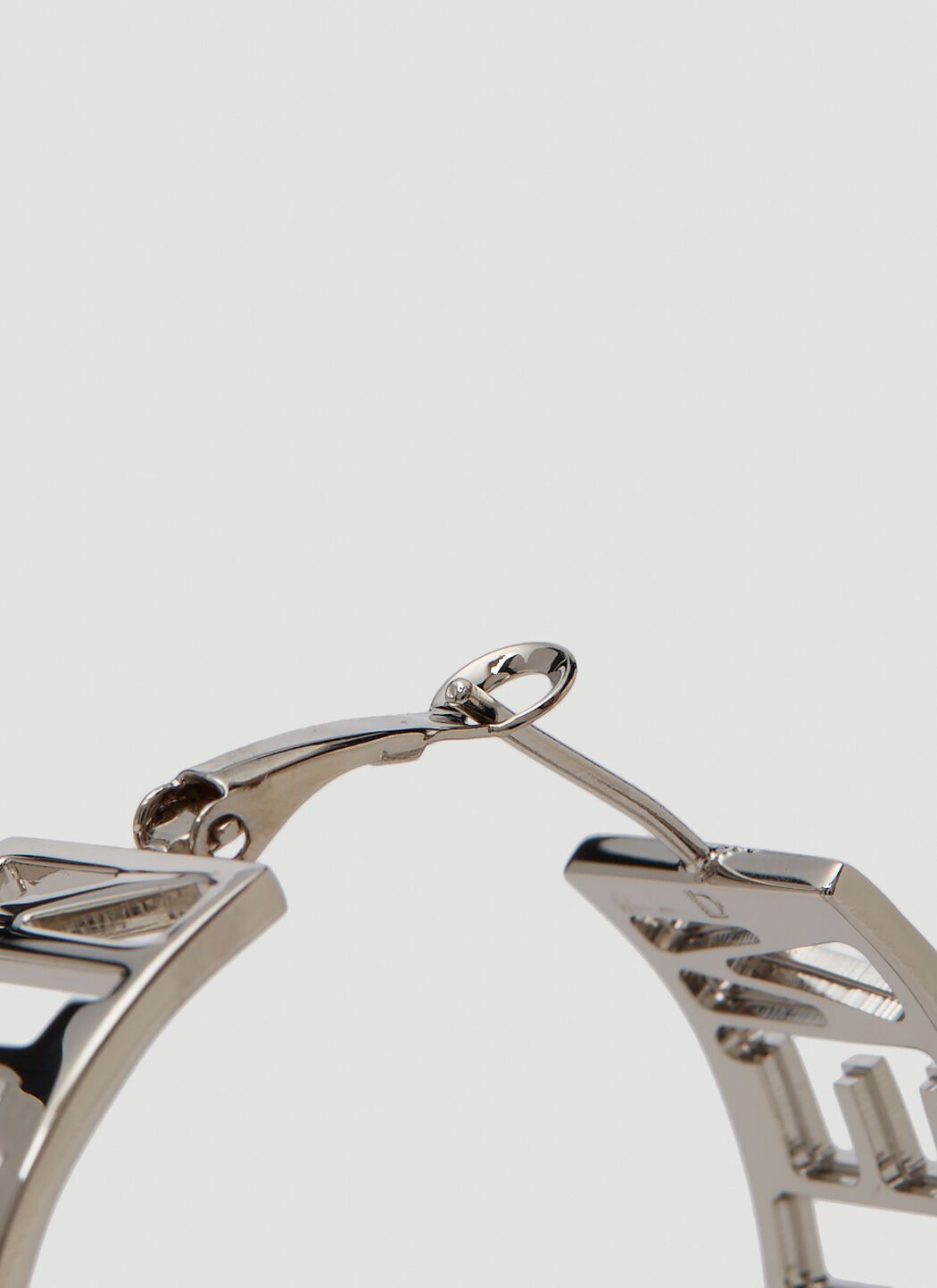 Vetements Logo Hoop Earrings Size ONE SIZE - 3 Thumbnail